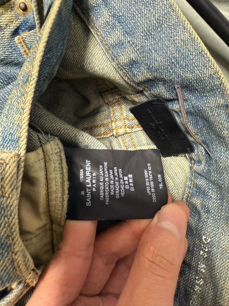 Saint Laurent Paris Saint Laurent Paris Destroy jeans Size US 29 - 2 Thumbnail