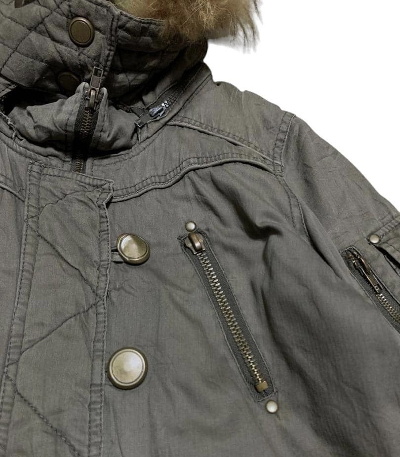 Vintage Japanese Brand Fur Hoodie Jacket Nice Design By CE2