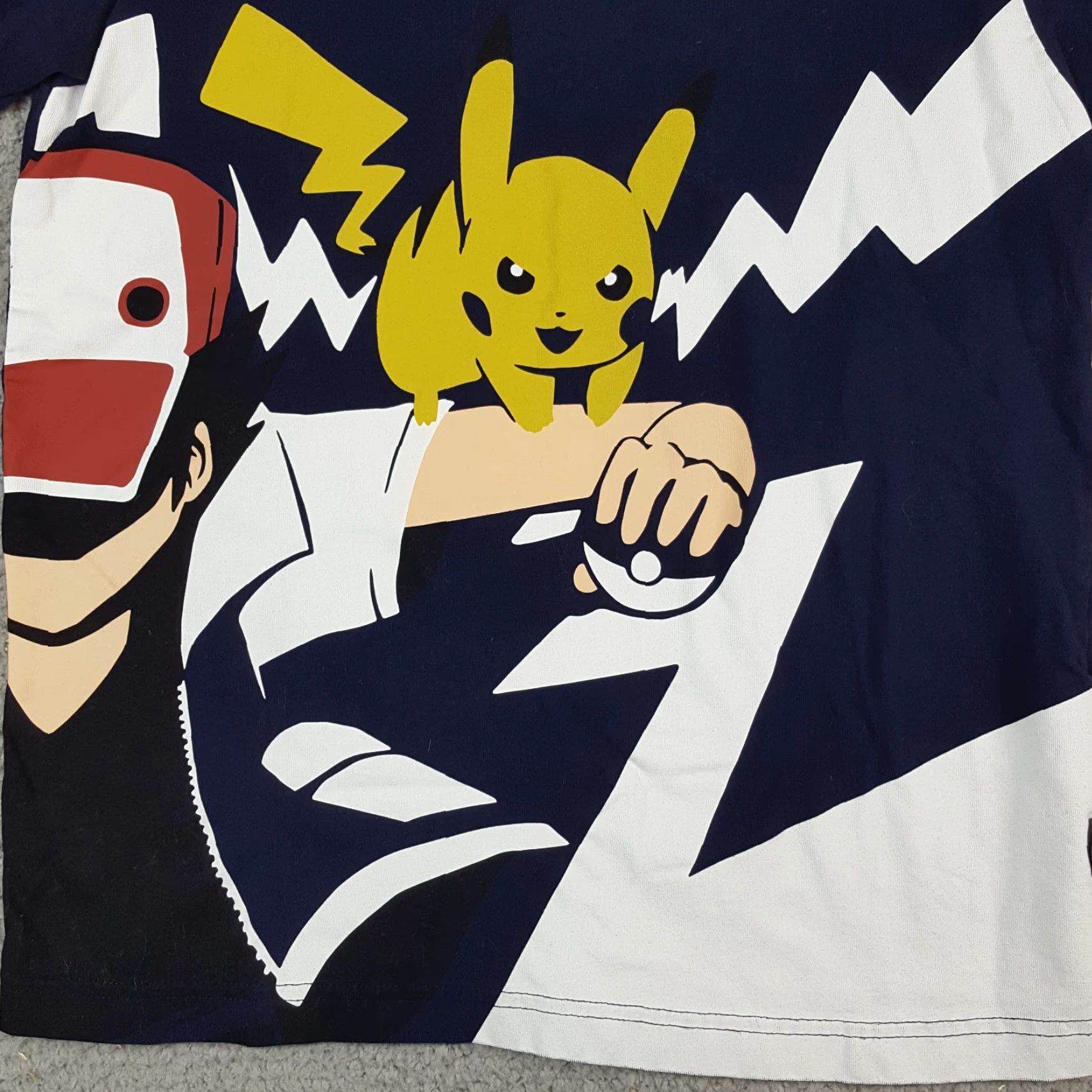 Uniqlo Uniqlo Pikachu UTGP T-Shirt XS Mens Cartoon Anime 90s Vintage Blue Cotton Crew Neck Short Sleeve Embroidered Logo Graphic Print Pokémon Size US XS / EU 42 / 0 - 3 Thumbnail