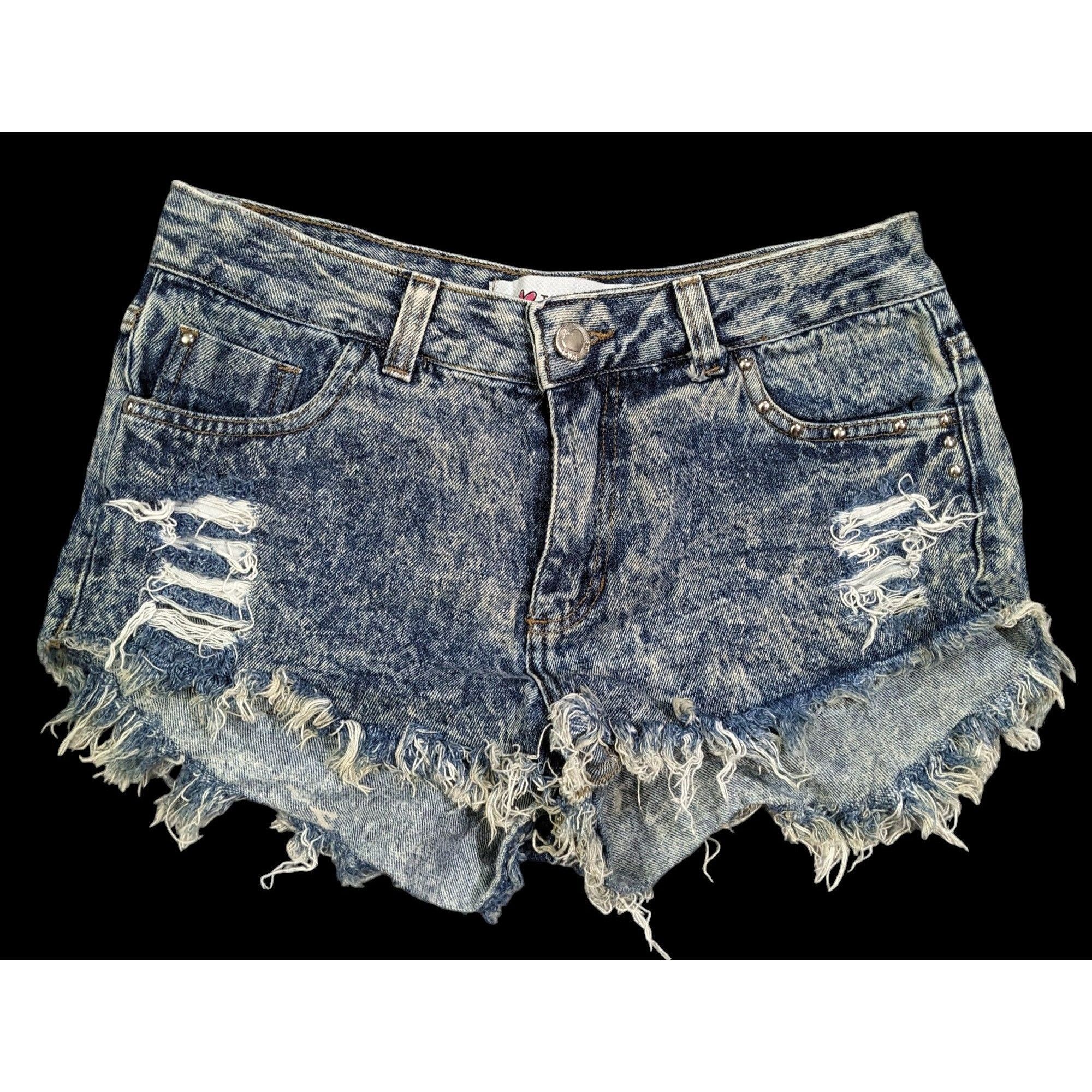 Other Marisa Distressed Cutoff Jean Shorts by We Love Jeans Size 32" / US 10 / IT 46 - 1 Thumbnail