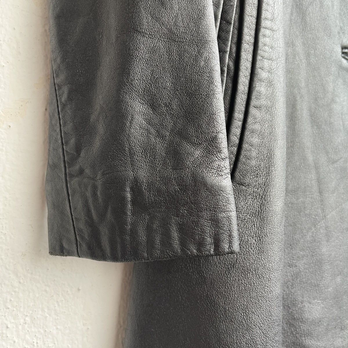 Leather × Vera Pelle Vintage Vera Pelle Long Coat Designer Leather Jacket Italy Size US S / EU 44-46 / 1 - 7 Thumbnail