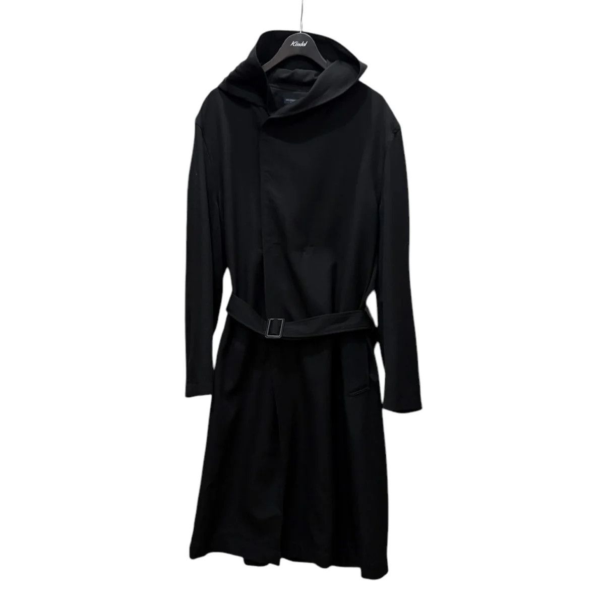 Yves Saint Laurent REGULATION Yohji Yamamoto wool gabber hooded coat Size US L / EU 52-54 / 3 - 1 Thumbnail