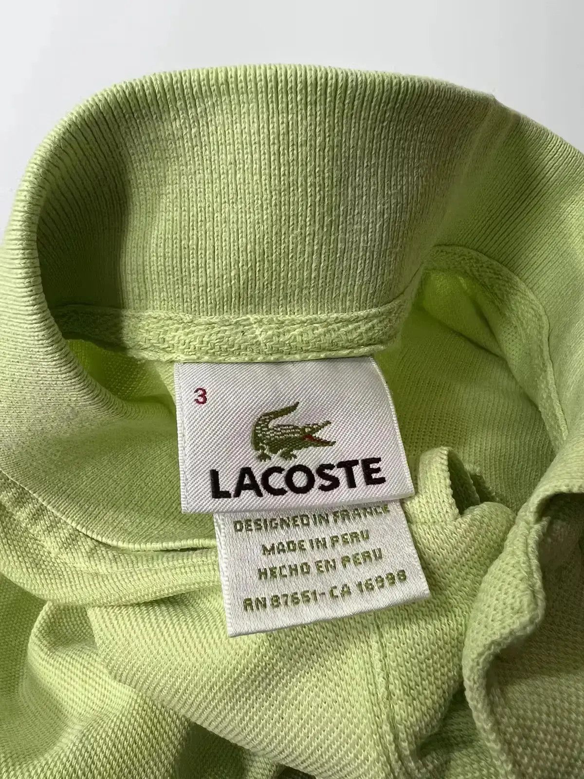 Lacoste × Vintage Vintage Lacoste long sleeve polo T-shirt Size US S / EU 44-46 / 1 - 3 Thumbnail