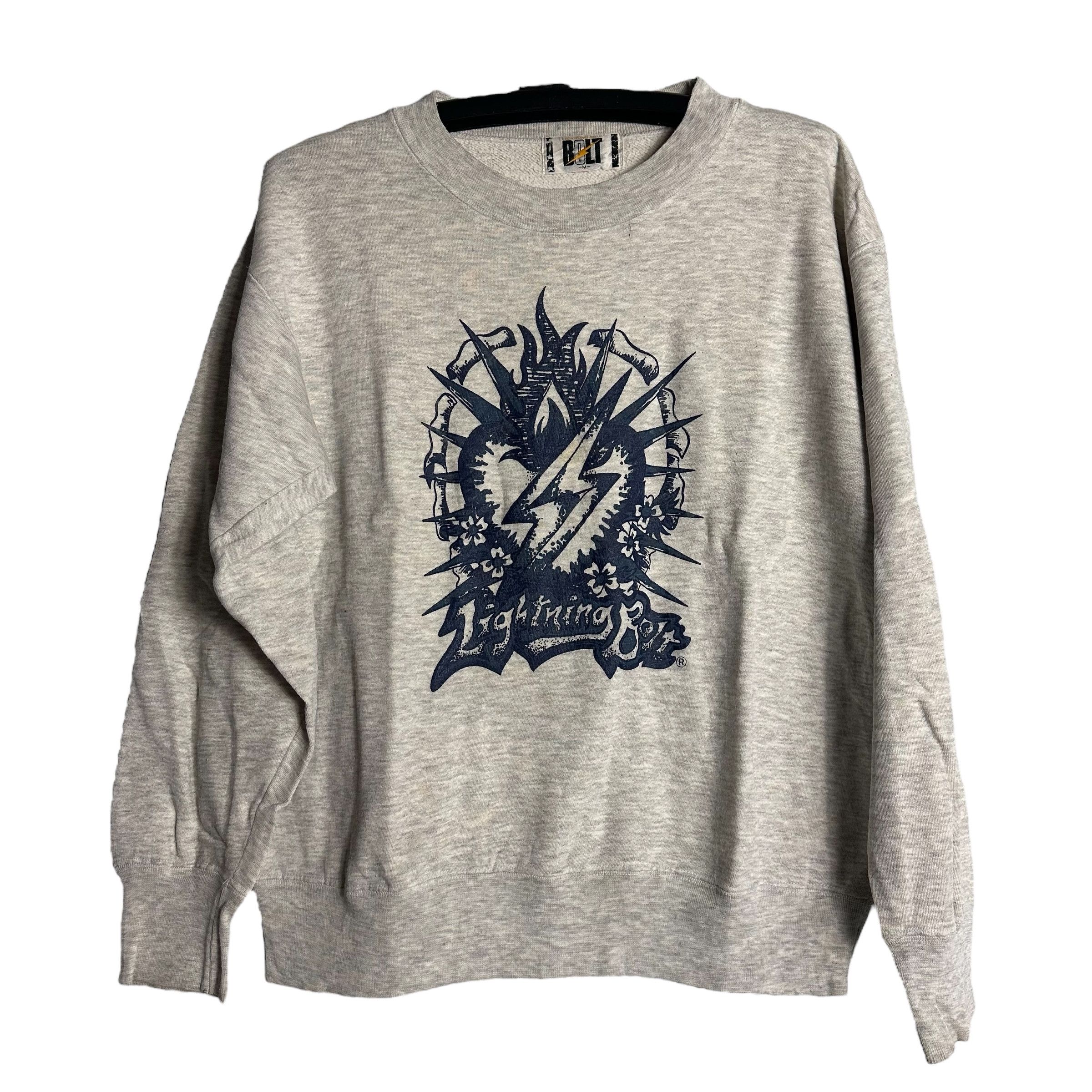 Lightning Bolt 🔥RARE🔥Vintage Lightning Bolt Good Art Crewneck Sweatshirt Size US L / EU 52-54 / 3 - 1 Thumbnail