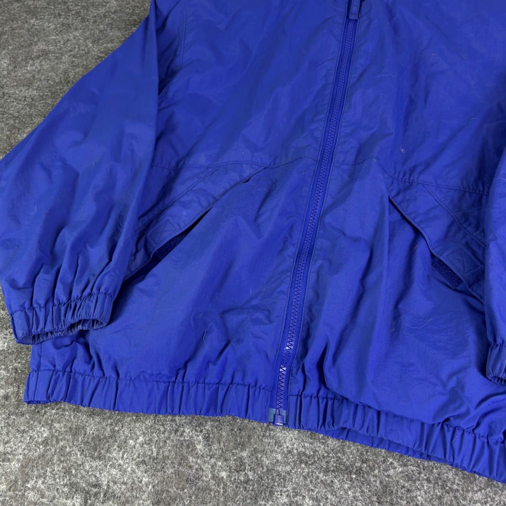Lands' End Lands End Royal Blue Nylon Hooded Lightweight Jacket M Vintage 90s Size US M / EU 48-50 / 2 - 7 Thumbnail