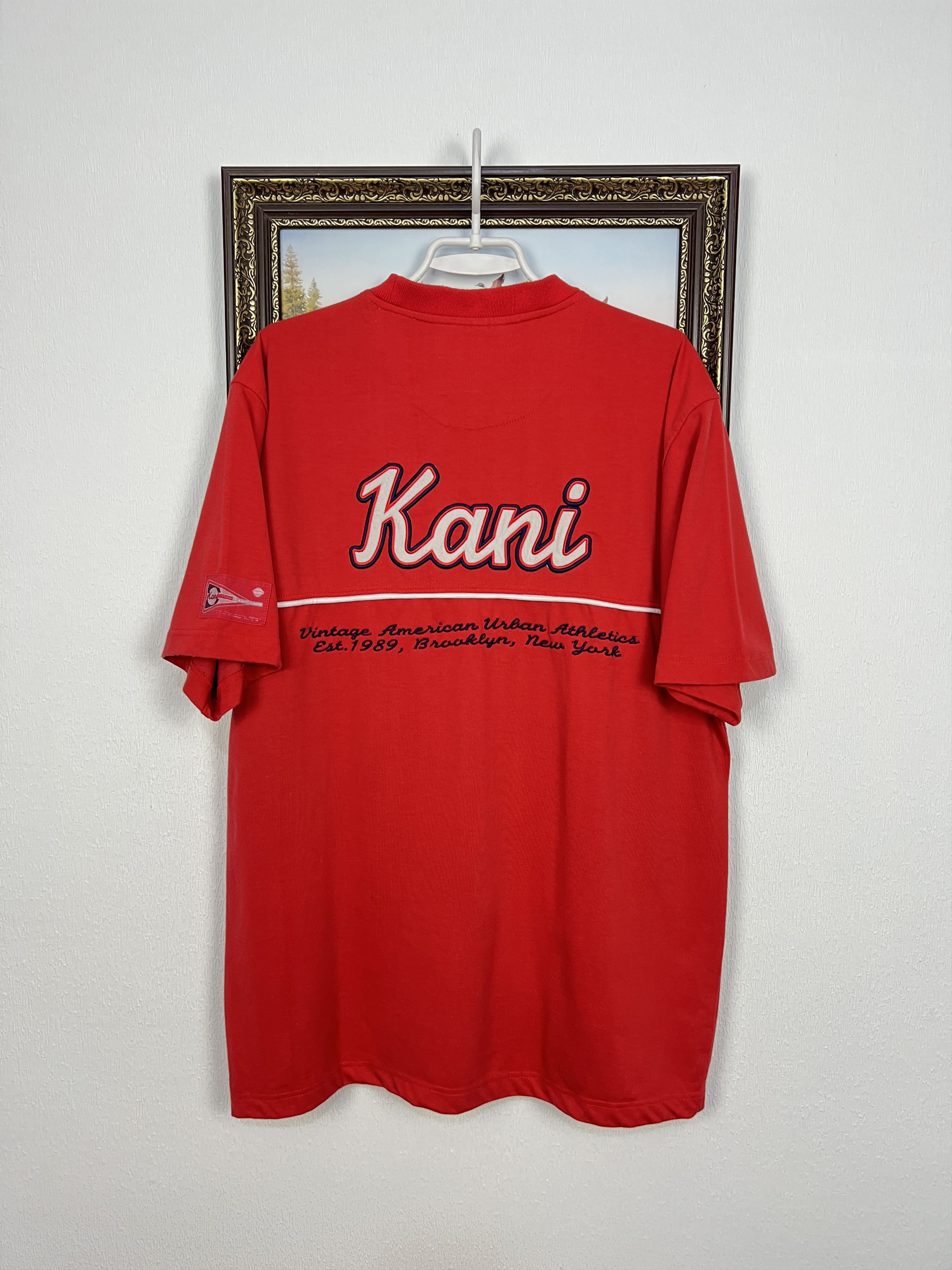 Karl Kani Vintage Karl Kani Baseball Jersey Hip Hop Rap Philadelphia Size US L / EU 52-54 / 3 - 9 Thumbnail