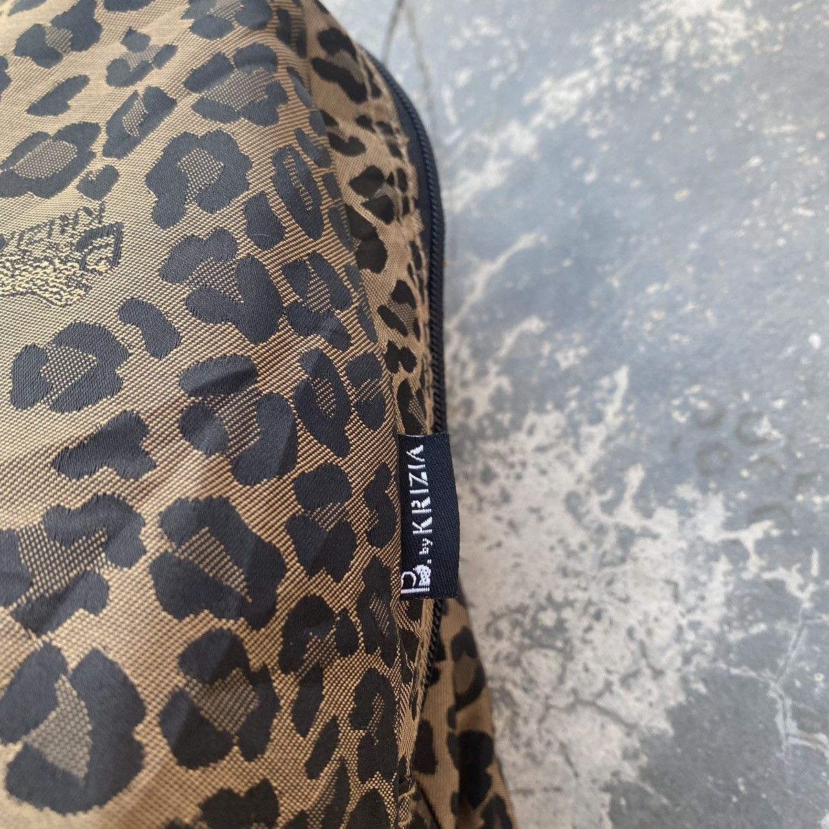 Japanese Brand × Krizia Uomo Vintage KRIZIA Leopard Hand Carry Size ONE SIZE - 7 Thumbnail