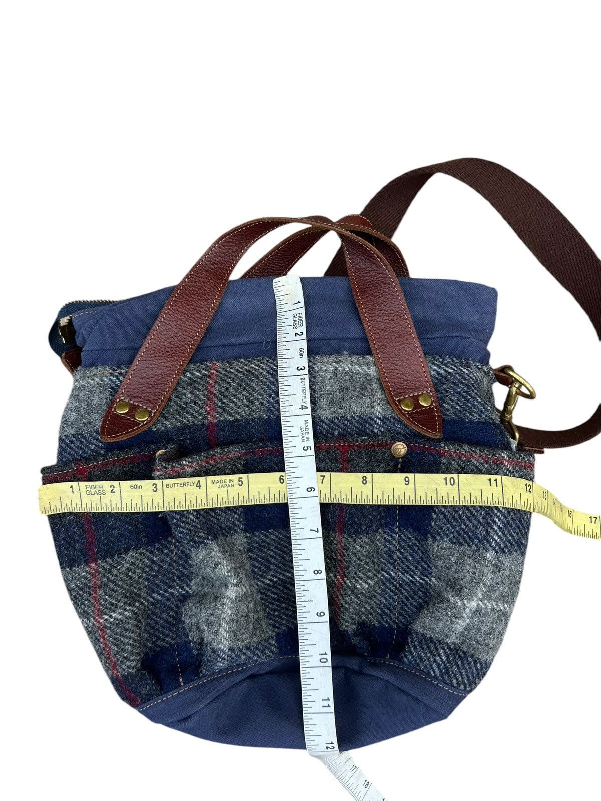 Harris Tweed Folna Japan X Harris Tweed Multi Pocket 2 Way Bag Size ONE SIZE - 25 Thumbnail