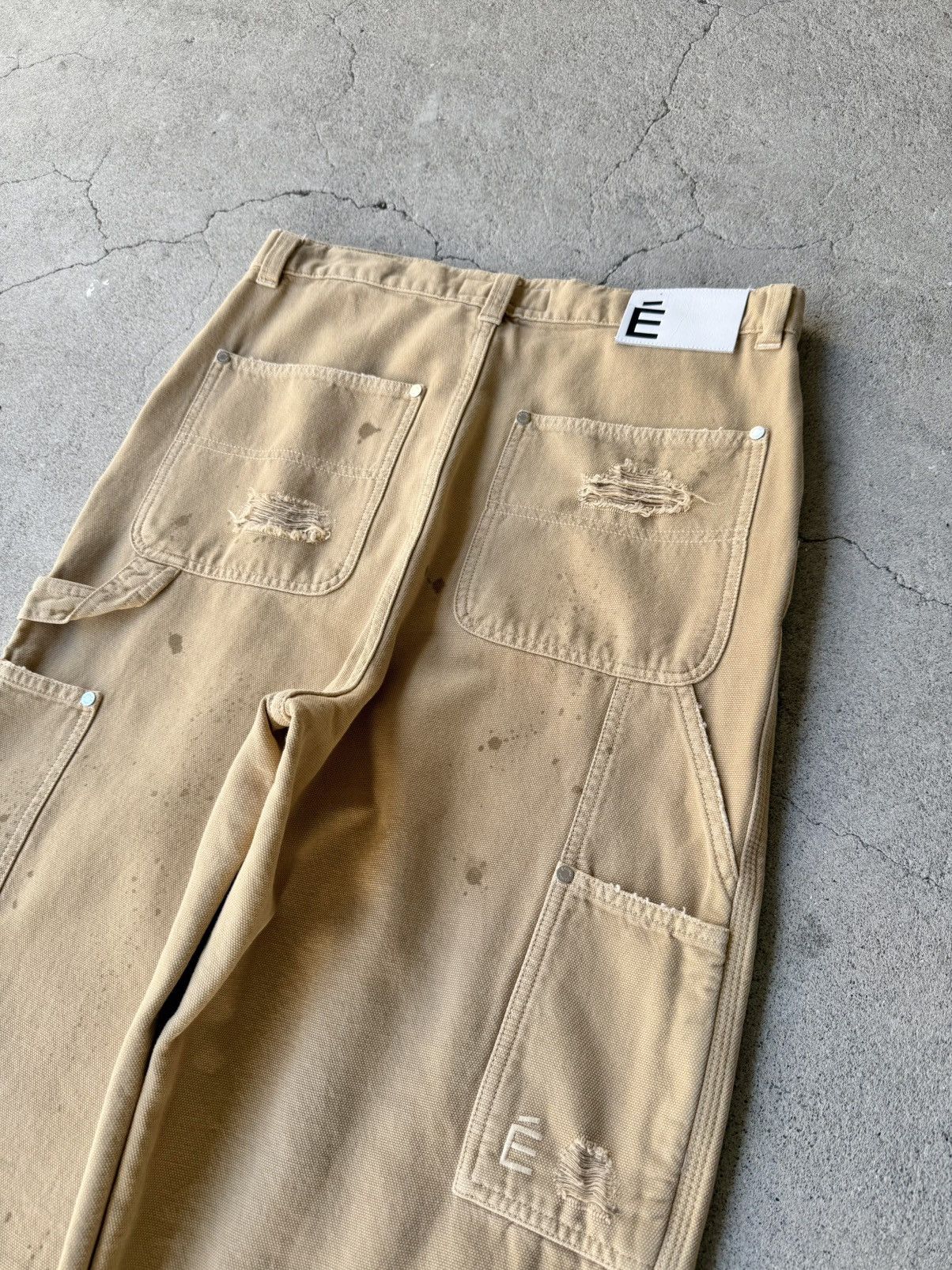 Etudes Etudes Studio 25SS Distressed Loose Carpenter Pants Size US 30 / EU 46 - 6 Thumbnail