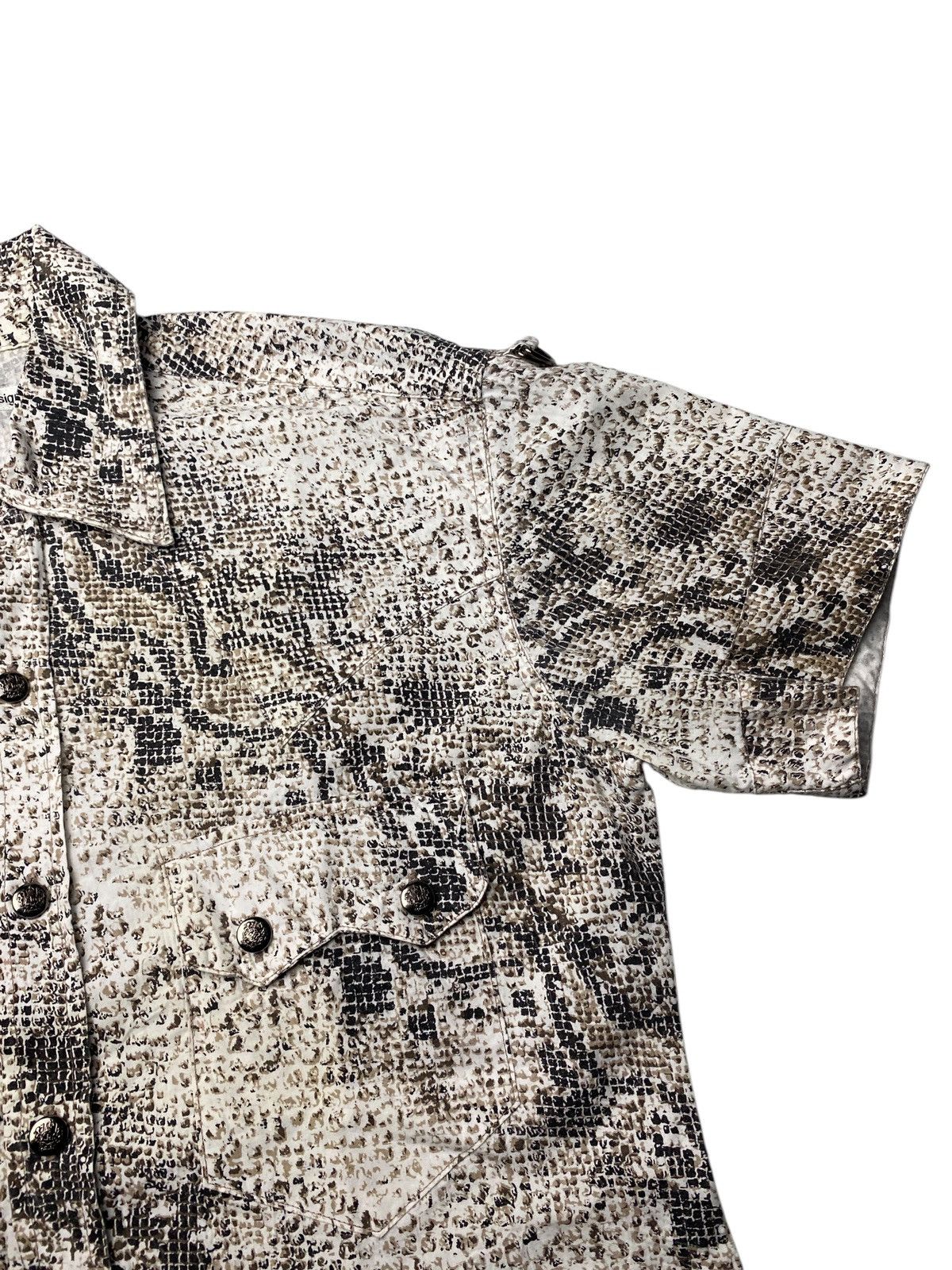 14th Addiction 2000's Semantic Design Snakeskin Pattern Shirts Size US M / EU 48-50 / 2 - 5 Thumbnail