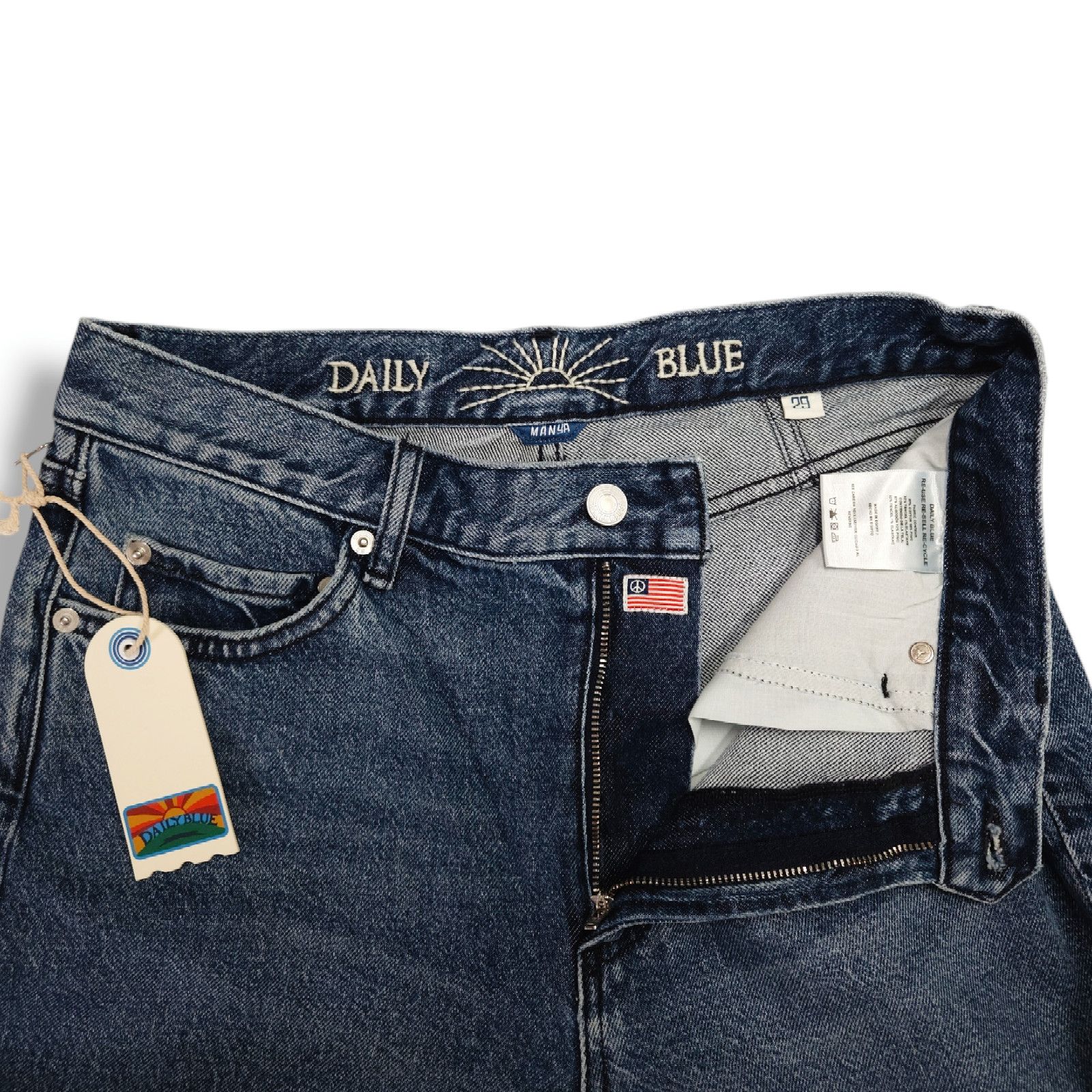 AG Adriano Goldschmied NWT Daily Blue Adriano Goldschmied Manya Jeans Sz. 29 Size 29" - 5 Thumbnail