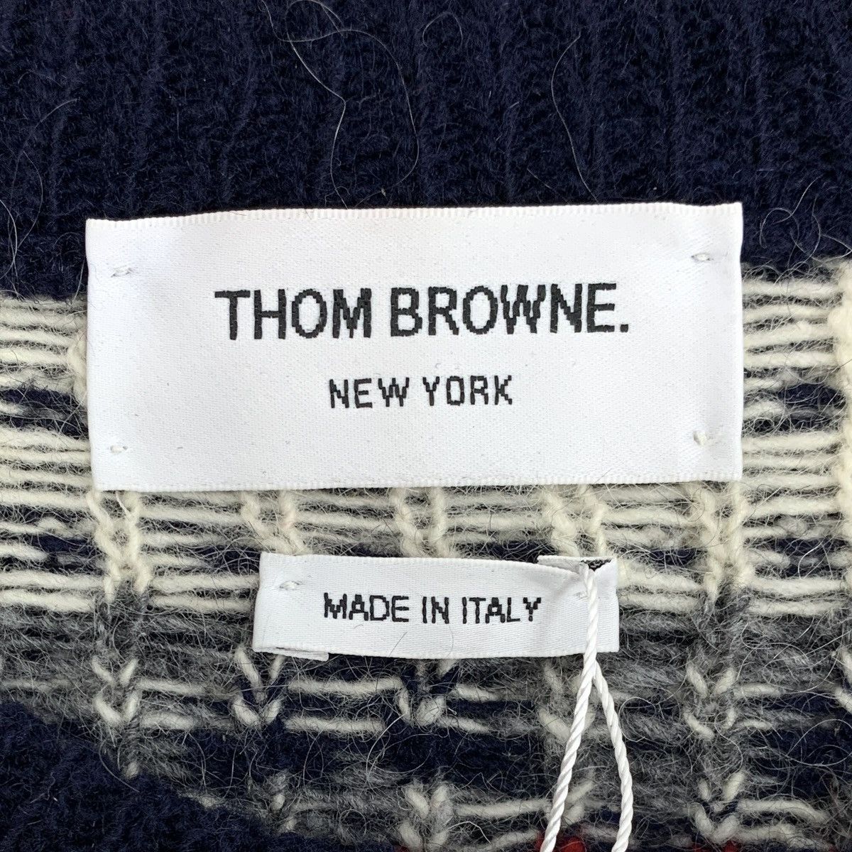 Thom Browne Thom Browne Color Wool Long Sleeve Knit Sweater K26WX Size S / US 4 / IT 40 - 5 Thumbnail