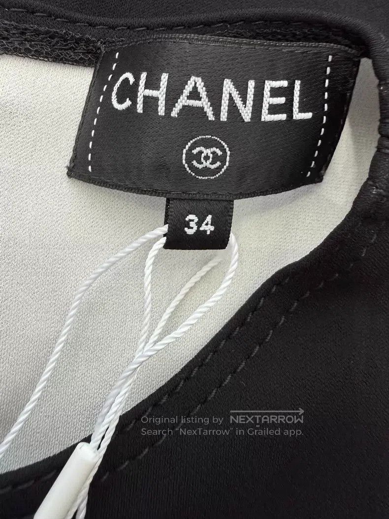 Chanel Chanel Spring and Summer Preview Series Black Dress Size XXS / US 00 / IT 34 - 4 Thumbnail