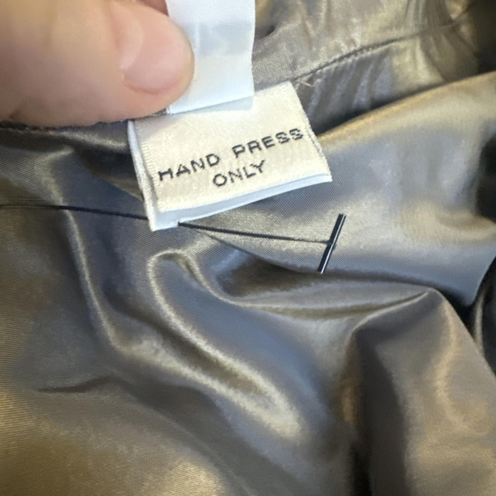 Bill Blass Bill Brass Silver Logo Embossed Waisted Blazer Coat Sz12/M-L Size XL / US 12-14 / IT 48-50 - 11 Thumbnail