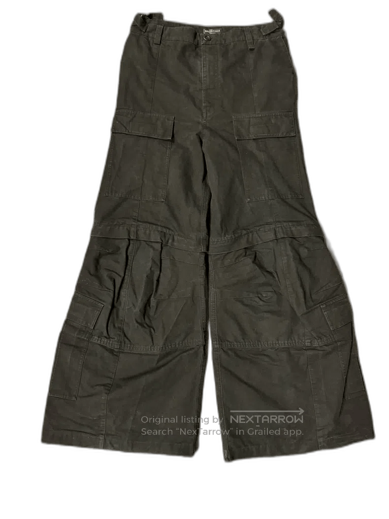 Balenciaga Balenciaga Flared Cargo Pants Size L. Size US 34 / EU 50 - 1 Thumbnail