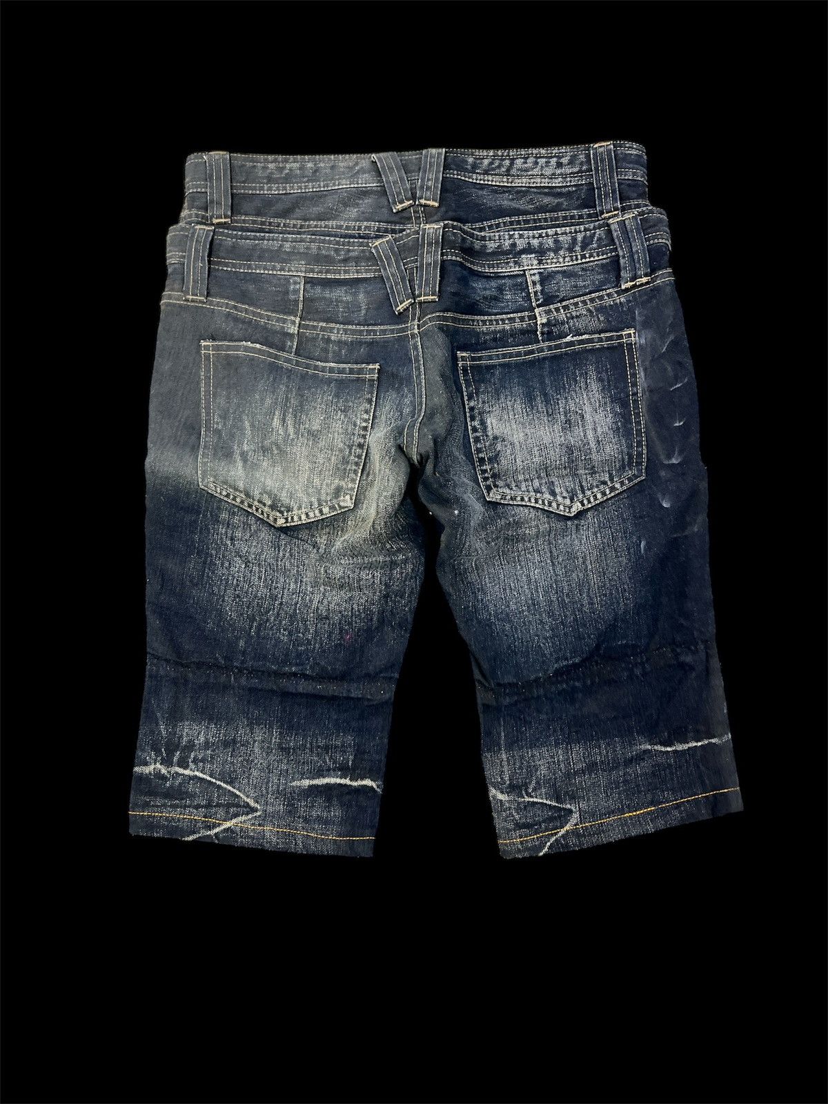 Designer × Japanese Brand × Vintage DOUBLE WAIST PPFM DISTRESSED DENIM PANT Size US 32 / EU 48 - 5 Thumbnail