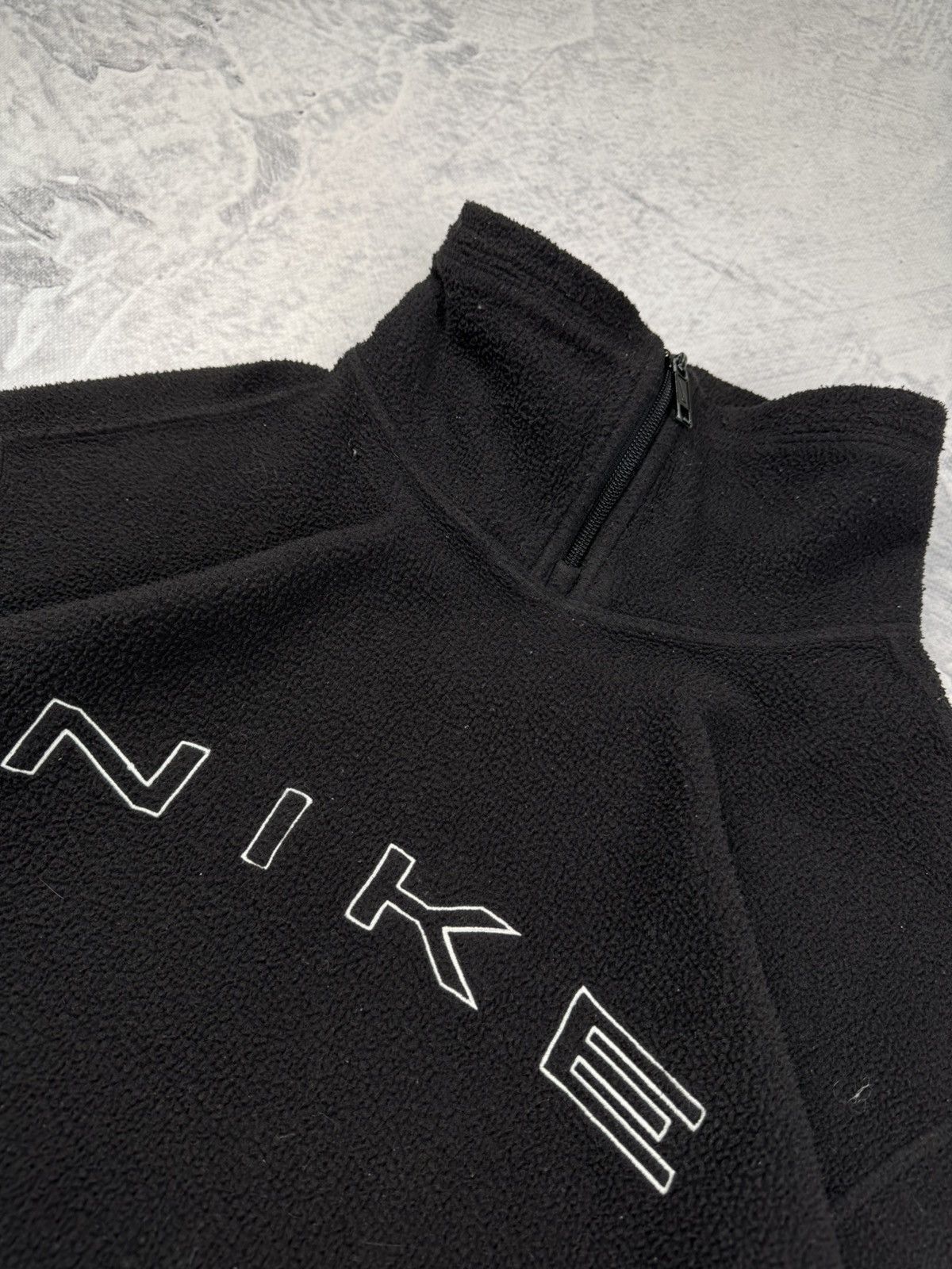 Nike × Vintage NIKE TEDDY FLEECE VINTAGE CENTER OVERSIZE BOXY SWEATSHIRT Size US S / EU 44-46 / 1 - 5 Thumbnail