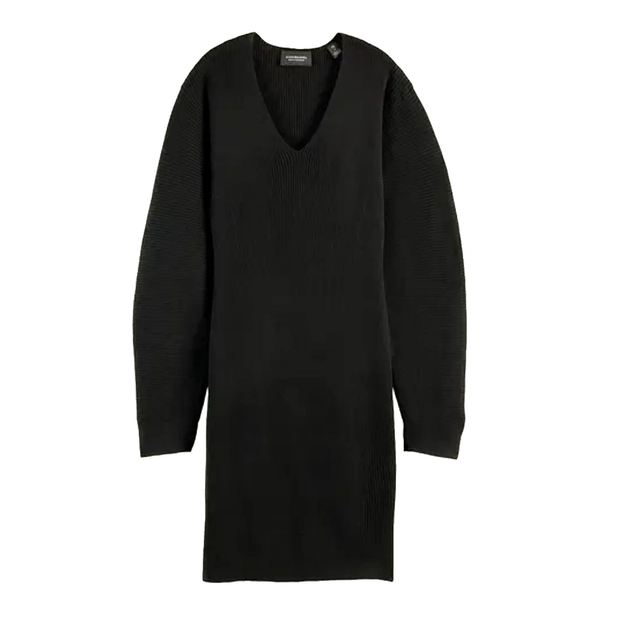 Scotch & Soda Scotch & Soda ribbed knit midi dress in black size S Size S / US 4 / IT 40 - 3 Thumbnail