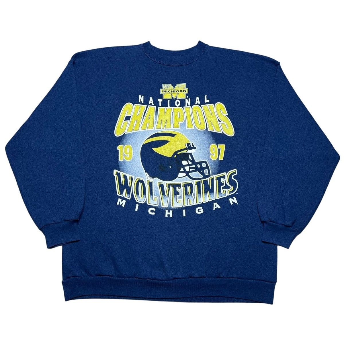 NCAA 1997 NCAA Michigan Wolverines National Champions Sweatshirt Size US XXL / EU 58 / 5 - 1 Thumbnail