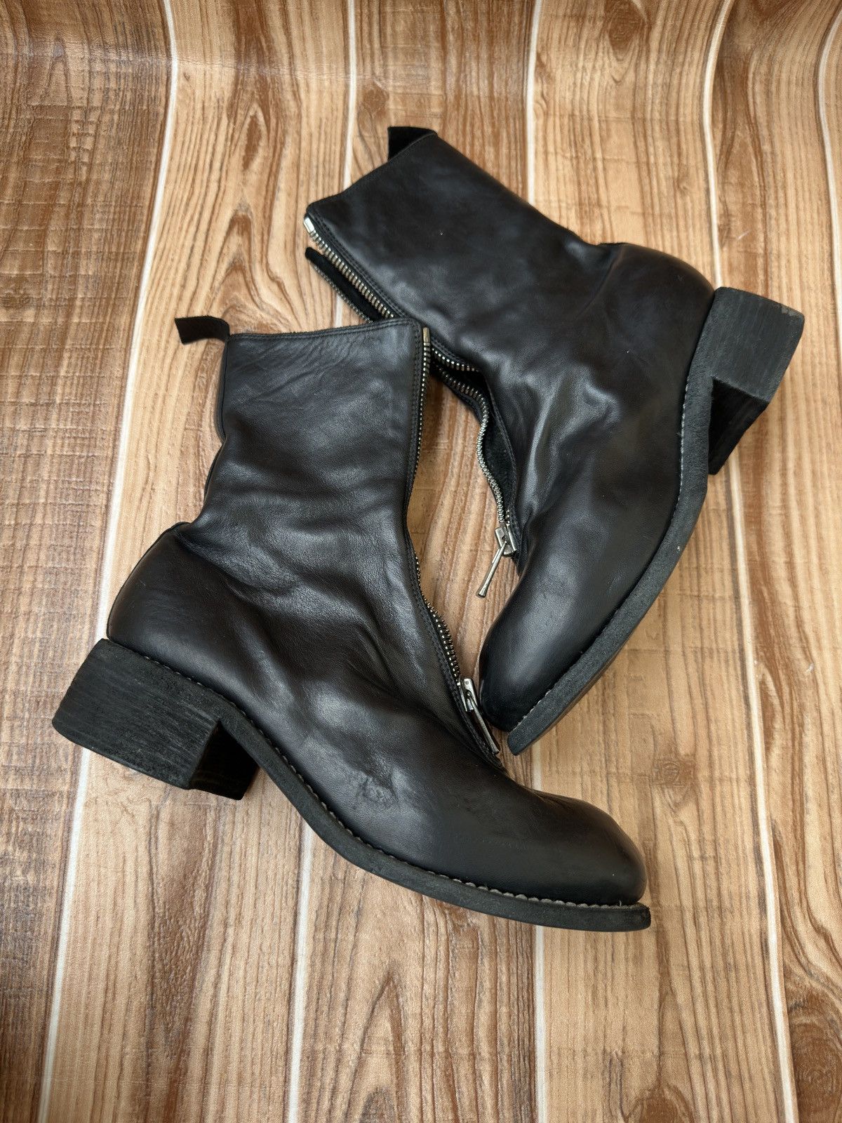 Guidi Guidi PL2 Front Zip Boots Full Grain Horse Leather Size US 7 / IT 37 - 16 Thumbnail