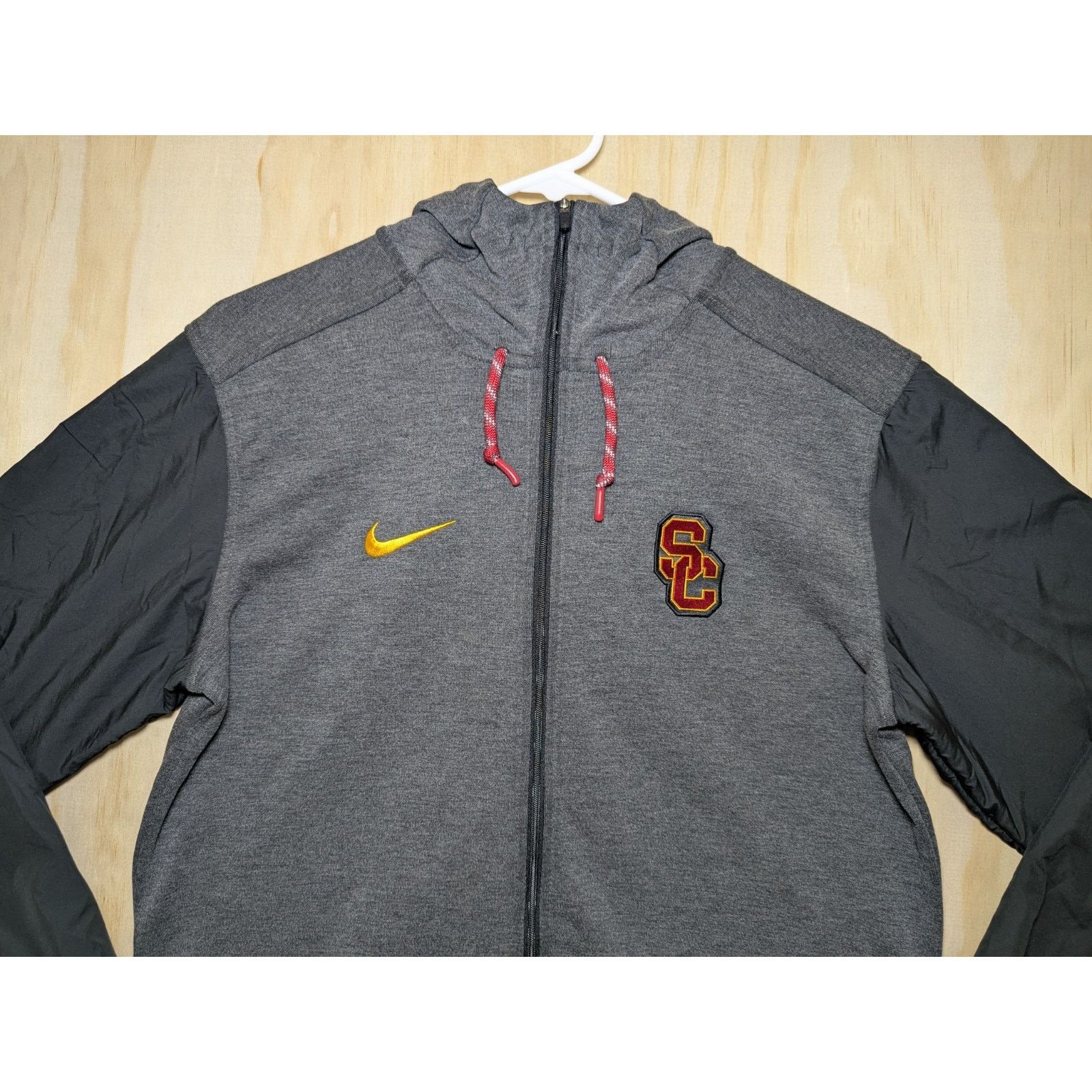 Nike Nike Men's Medium USC Trojans Jacket Grey Full Zip Hoodie Size US M / EU 48-50 / 2 - 3 Thumbnail