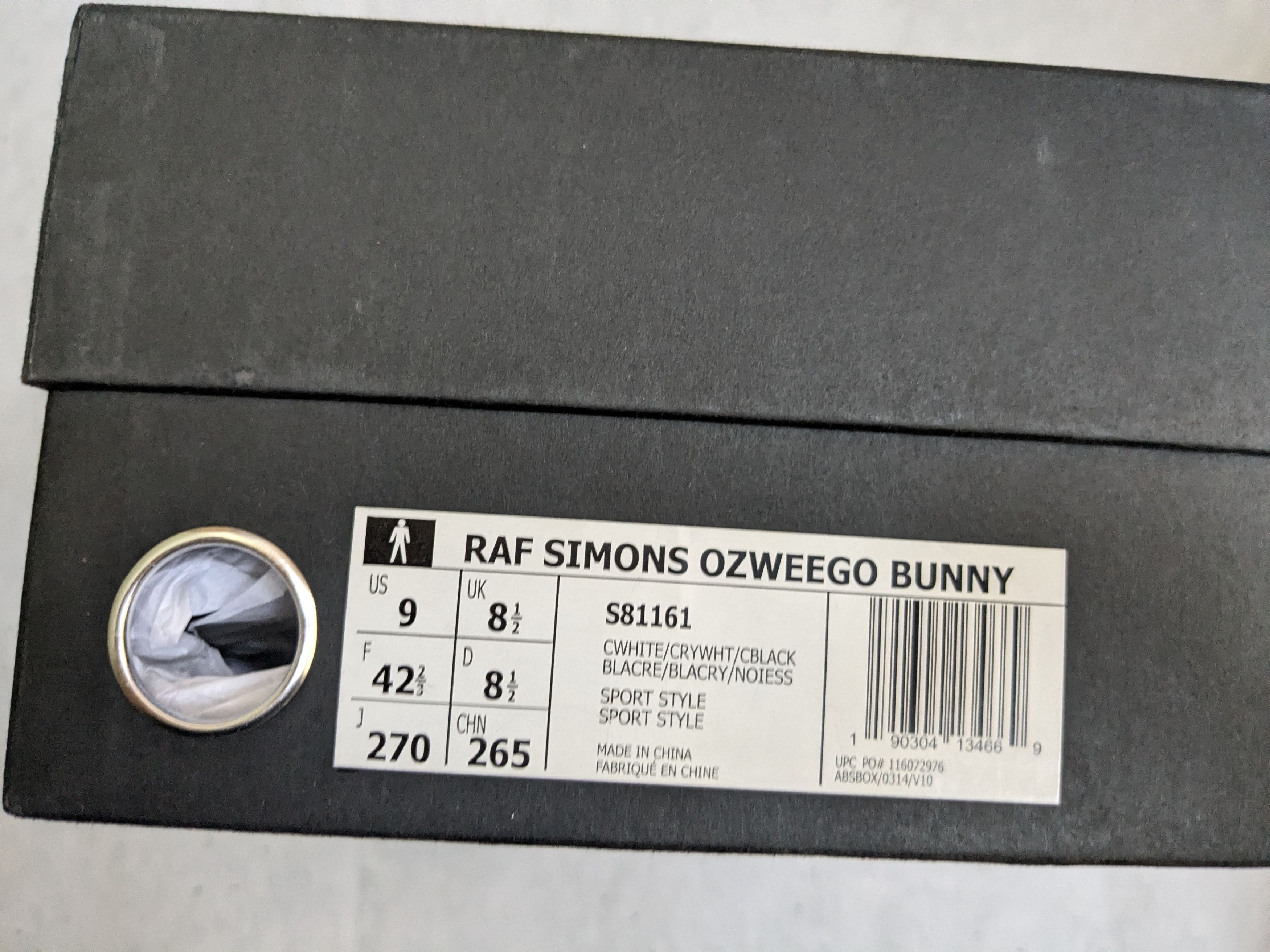 Adidas × Raf Simons Adidas x raf simons ozweego bunny cream 9 Size US 9 / EU 42 - 19 Thumbnail