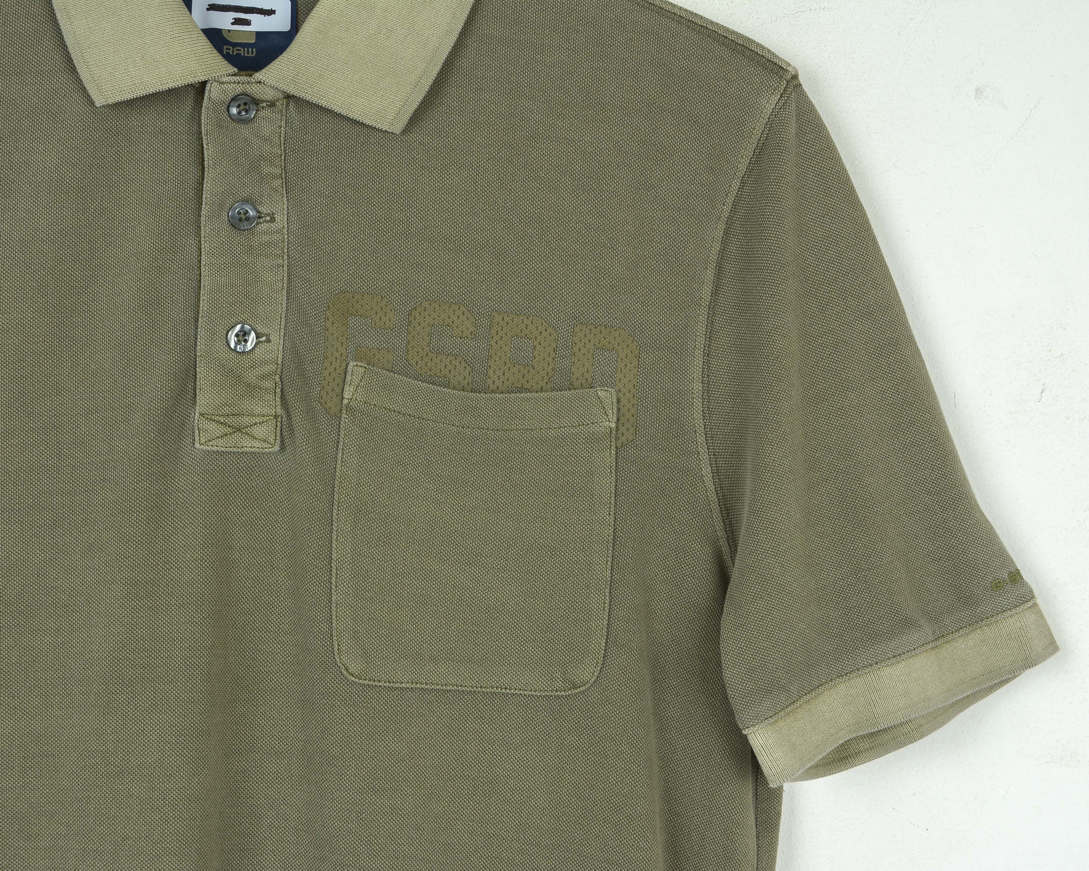 G-Star G STAR RAW Graphic 3pkt Polo Shirt Formal Short Sleeve Size US M / EU 48-50 / 2 - 3 Thumbnail