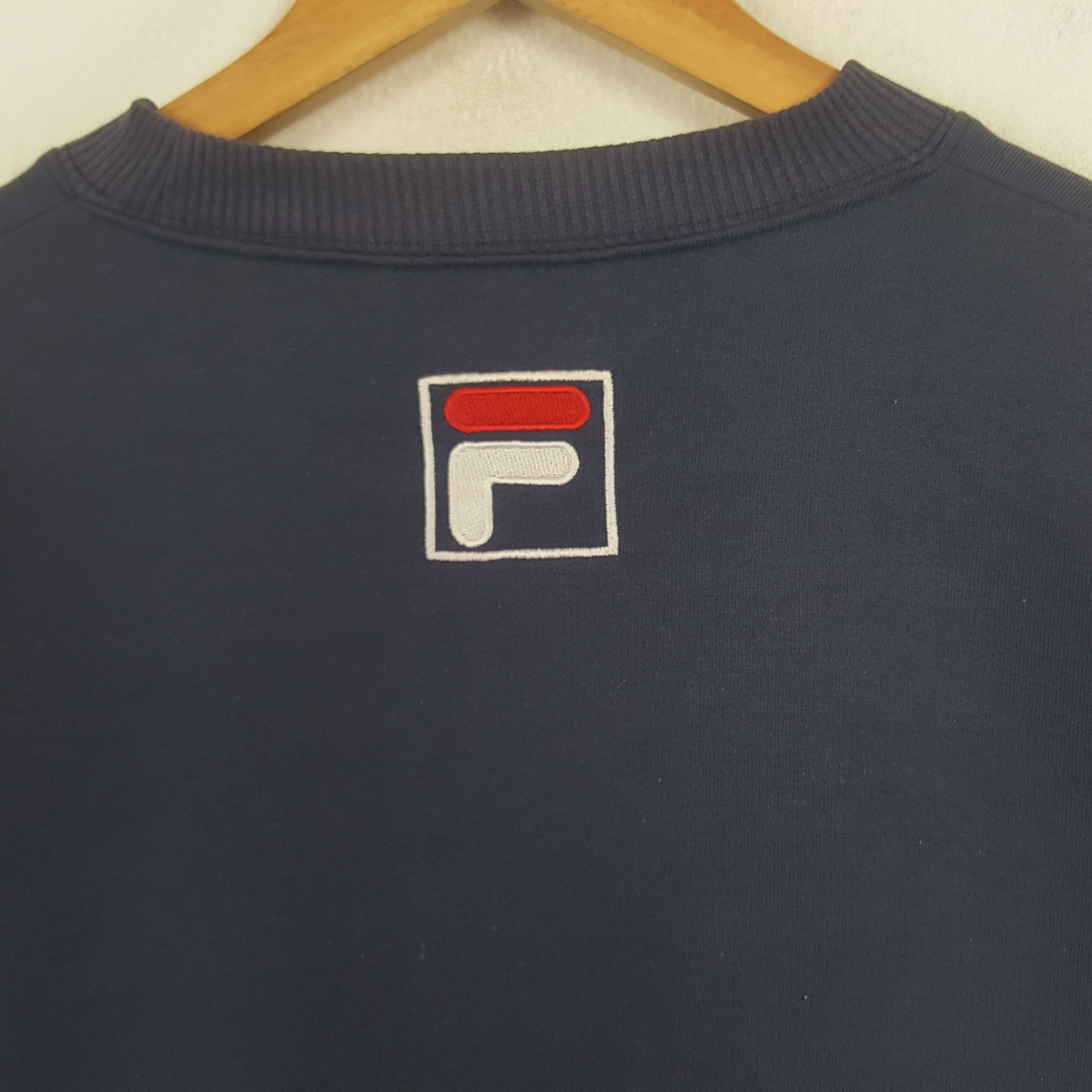 Fila × Vintage Vintage Fila Biella Italia Fashion Brand Sweatshirt Size US L / EU 52-54 / 3 - 4 Thumbnail