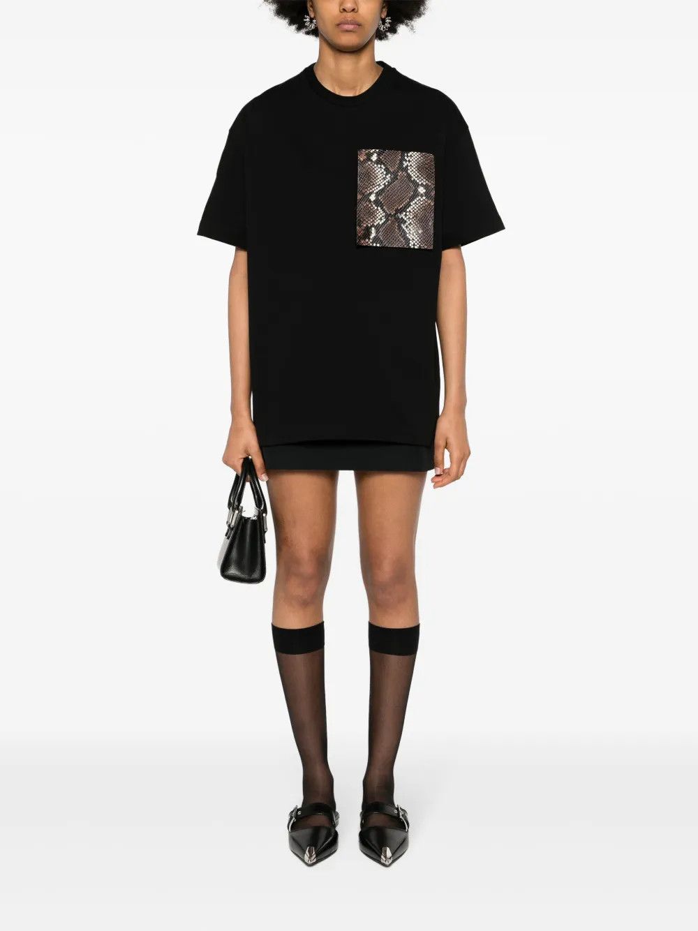 Jil Sander o1mt1gz0625 T-Shirt in Black Size XL / US 12-14 / IT 48-50 - 1 Thumbnail