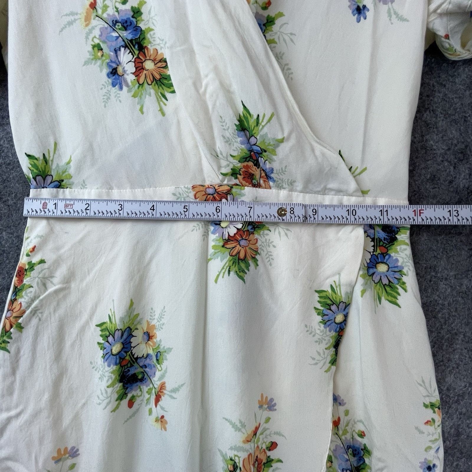 Madewell Madewell Dress 00 Ruffle Sleeve Maxi Corsage Summer Romantic Size XXS / US 00 / IT 34 - 5 Thumbnail