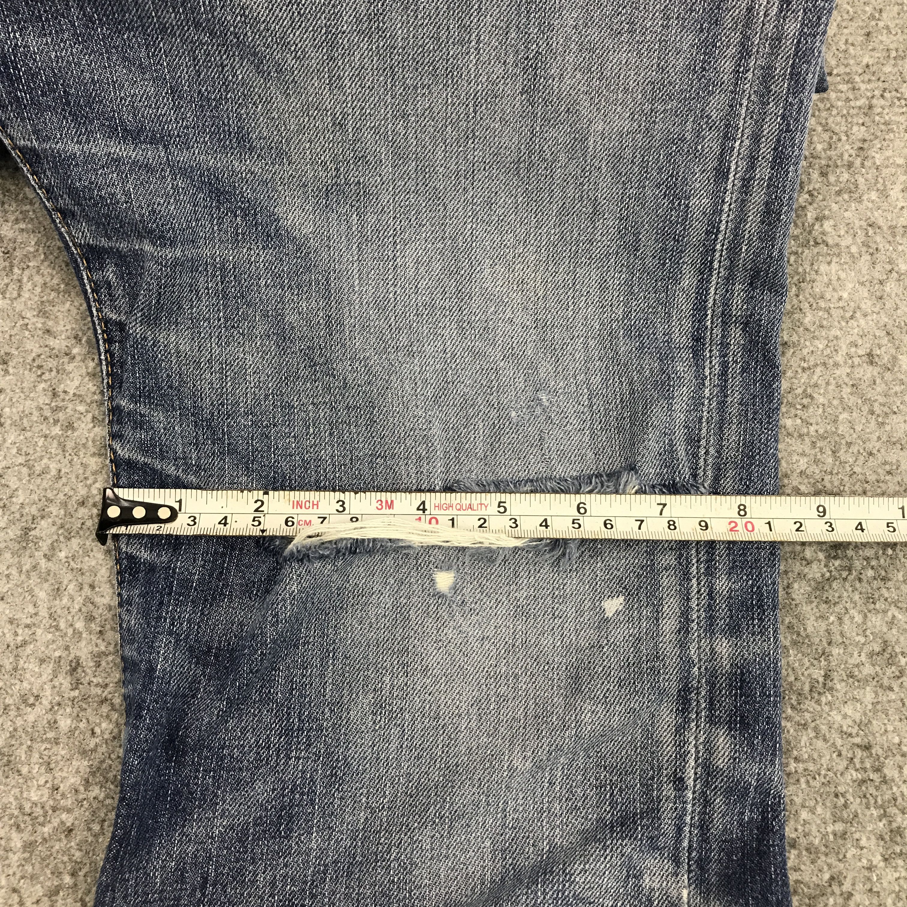Polo Ralph Lauren Vtg Polo ralph lauren distressed light Denim jeans Size US 32 / EU 48 - 13 Thumbnail