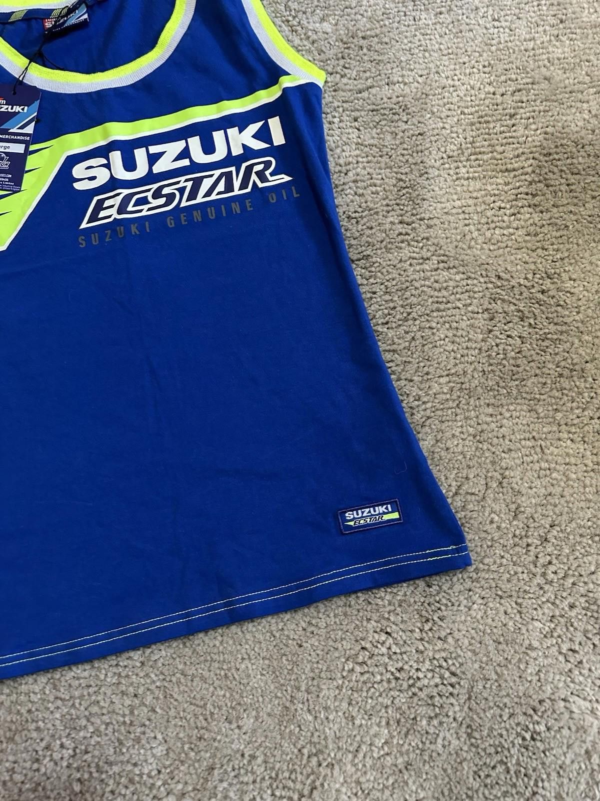 Fox Racing Suzuki Ecstar MotoGP GSX-RR Official Team Ladies Vest Top Size L / US 10 / IT 46 - 2 Thumbnail