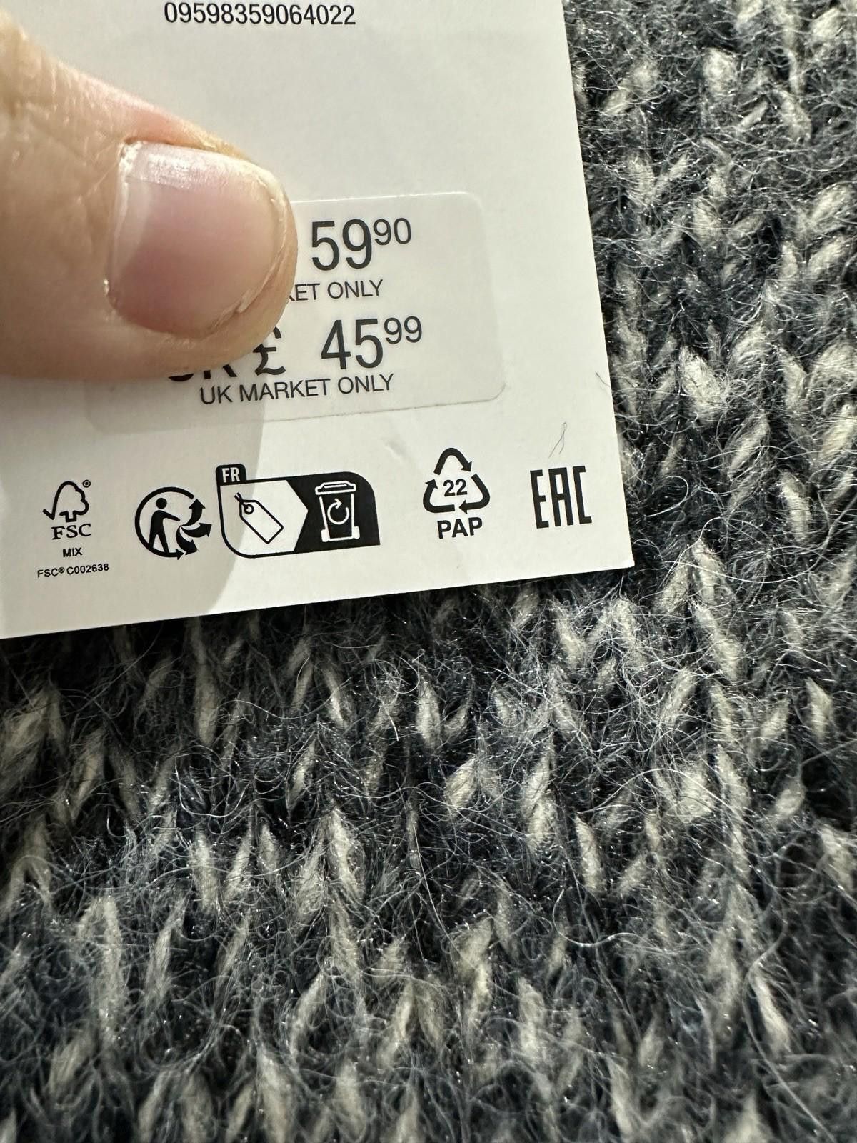 Zara ZARA Knitted Dress Midi Length Size S Size S / US 4 / IT 40 - 2 Thumbnail