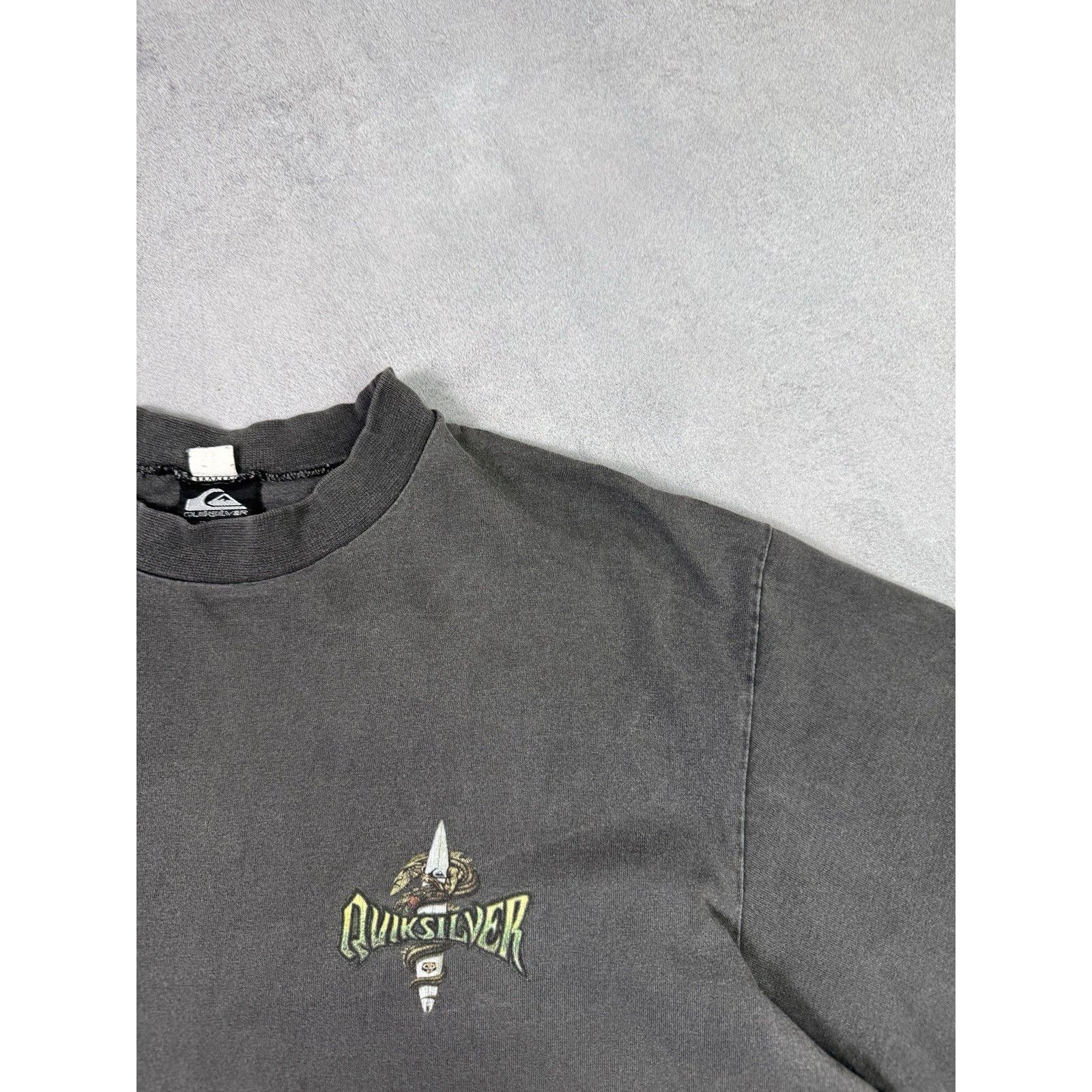 Quicksilver Vintage 90s Quicksilver Made In Australia Big Logo Surf Tee Size US M / EU 48-50 / 2 - 4 Thumbnail