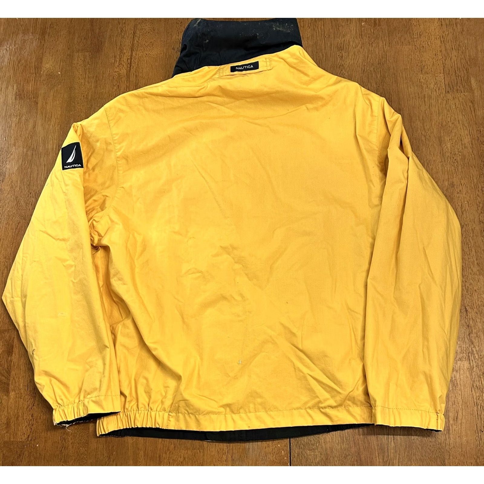 Nautica VINTAGE Nautica Jacket XL Green Reversible Full Zip Plaid Yellow Mens 90s Size US XL / EU 56 / 4 - 7 Thumbnail