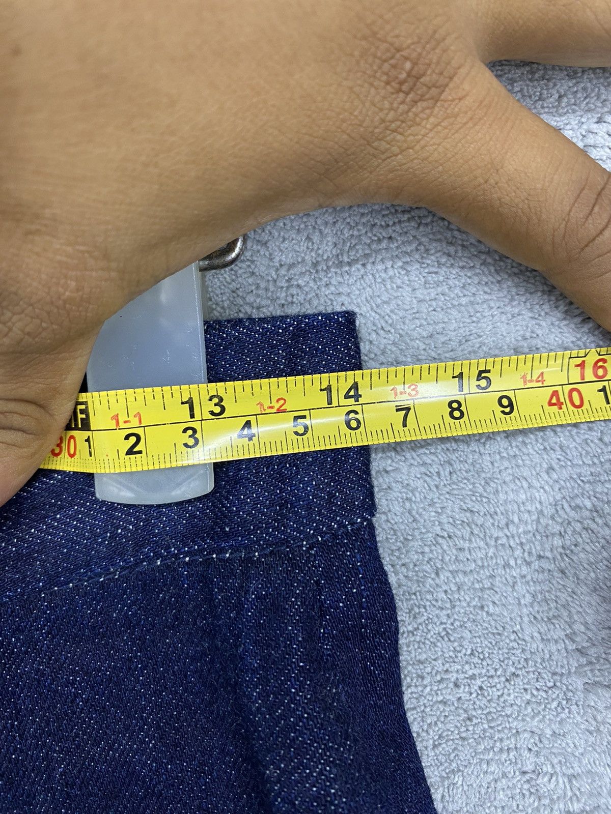 Vintage JAPANESE BRAND SEA BOOTCUT BLIE DENIM SELVEDGE Size US 26 / EU 42 - 11 Thumbnail