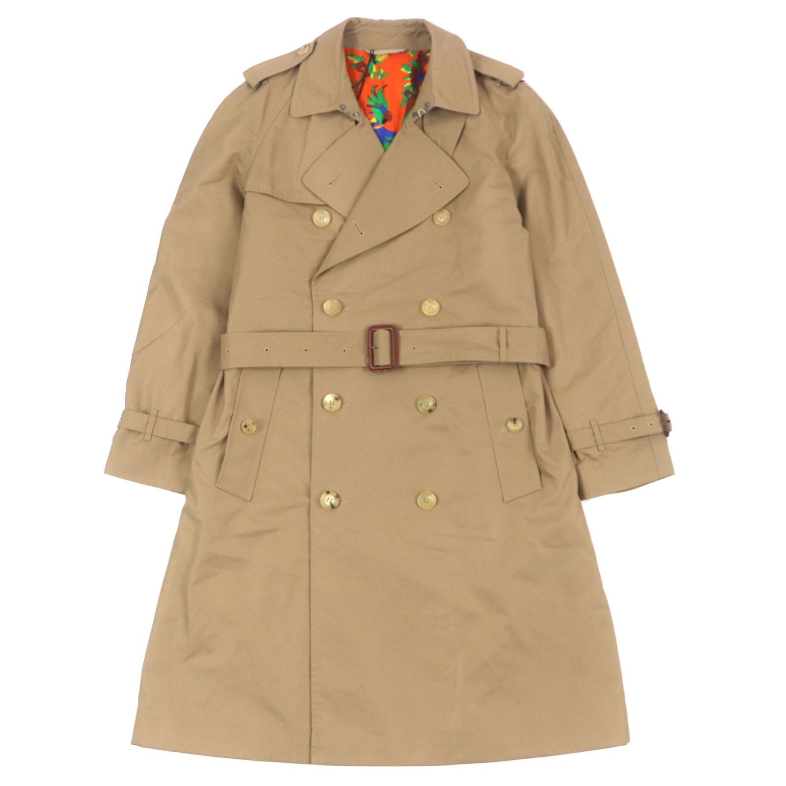 Gucci Gucci Gucci Trench Coat Cotton Coat Cotton Outerwear 452368 DUTY FREE for USA Size ONE SIZE - 1 Thumbnail