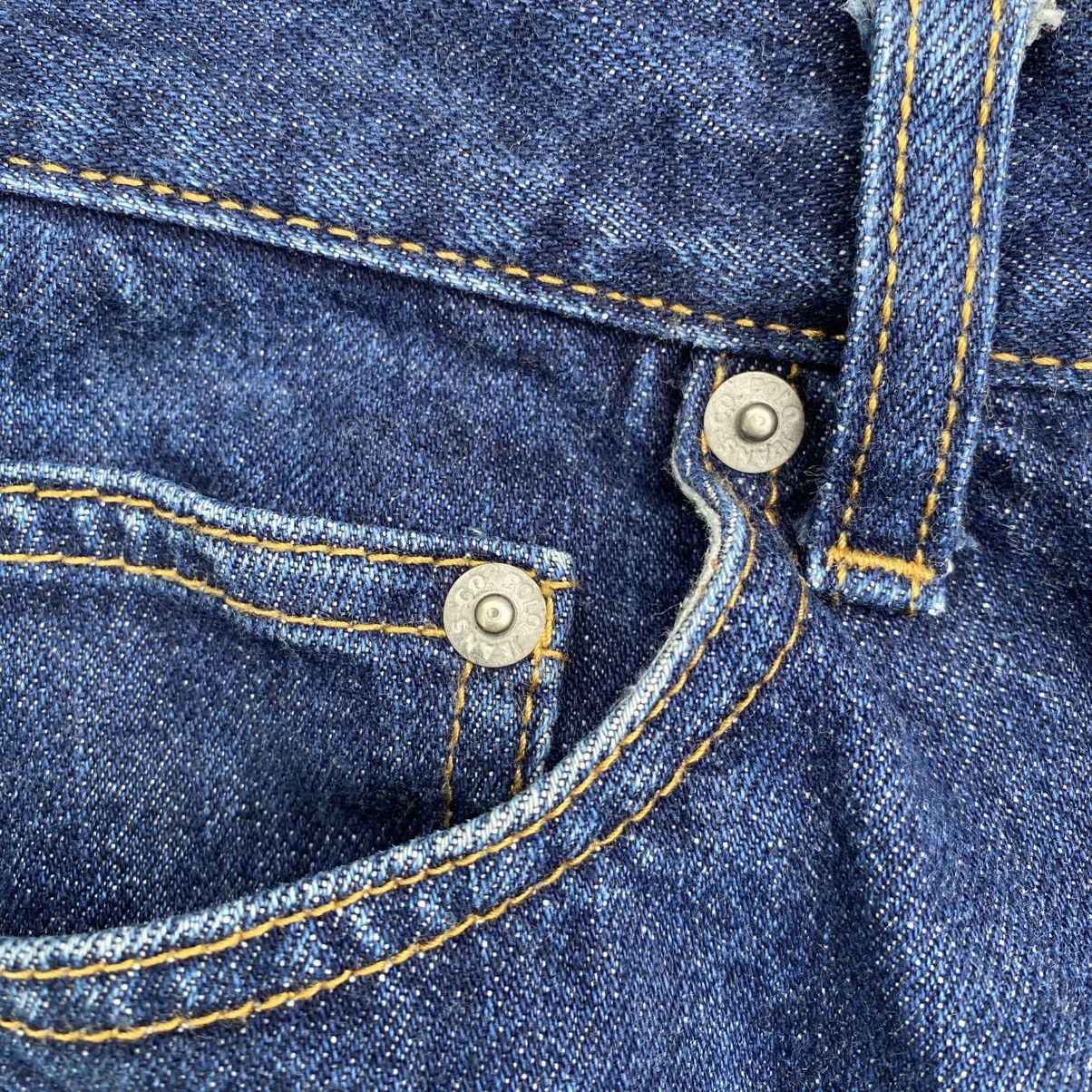 Polo Ralph Lauren × Ralph Lauren × Vintage Polo Ralph Lauren Jeans Baggy Hip Hop 90s Dark Blue Denim Size US 31 - 10 Thumbnail