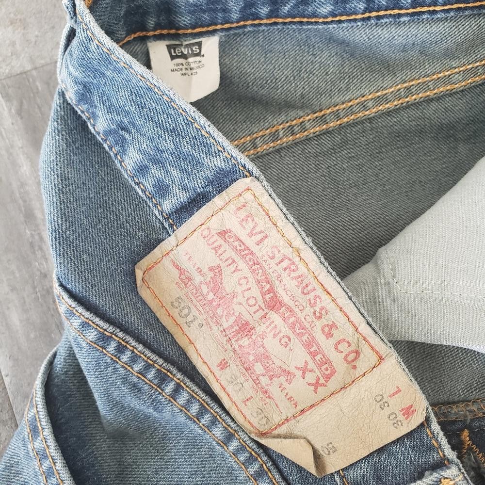 Levi's Denim LEVI 501 Straight Jean Size US 30 / EU 46 - 3 Thumbnail