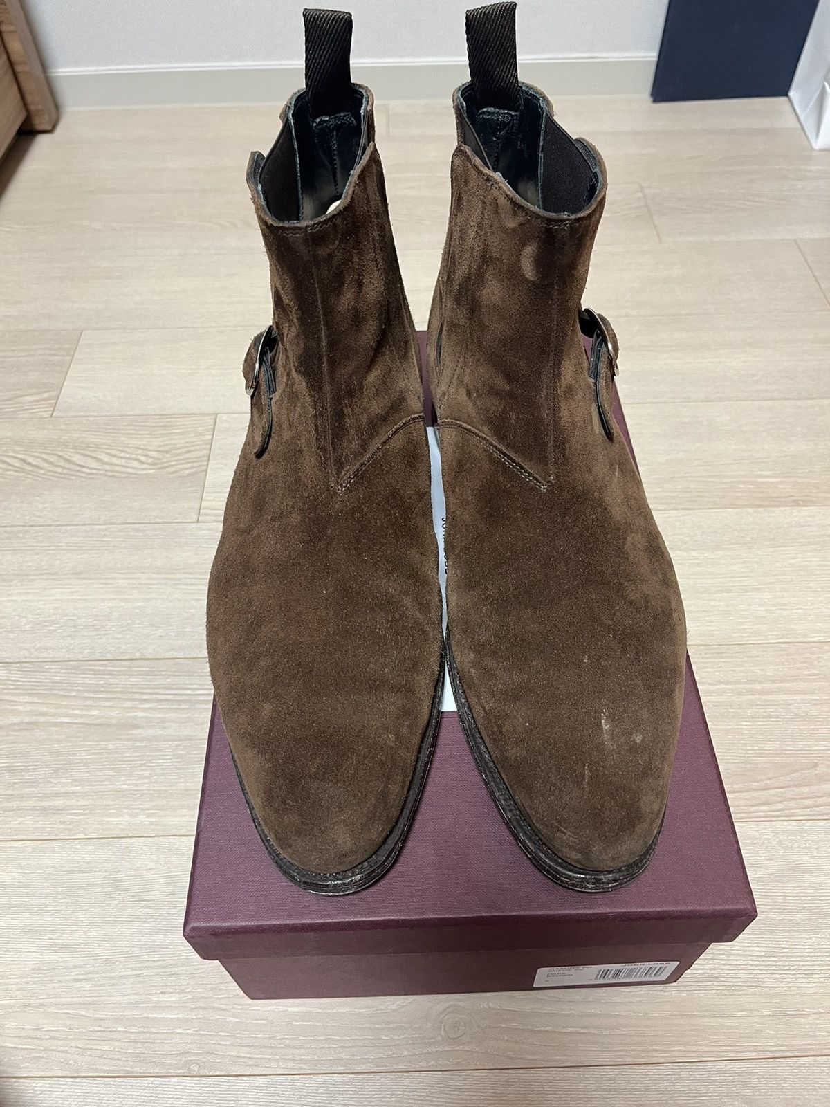 John Lobb John lobb Masons suede chelsea boots Size US 10 / EU 43 - 1 Thumbnail