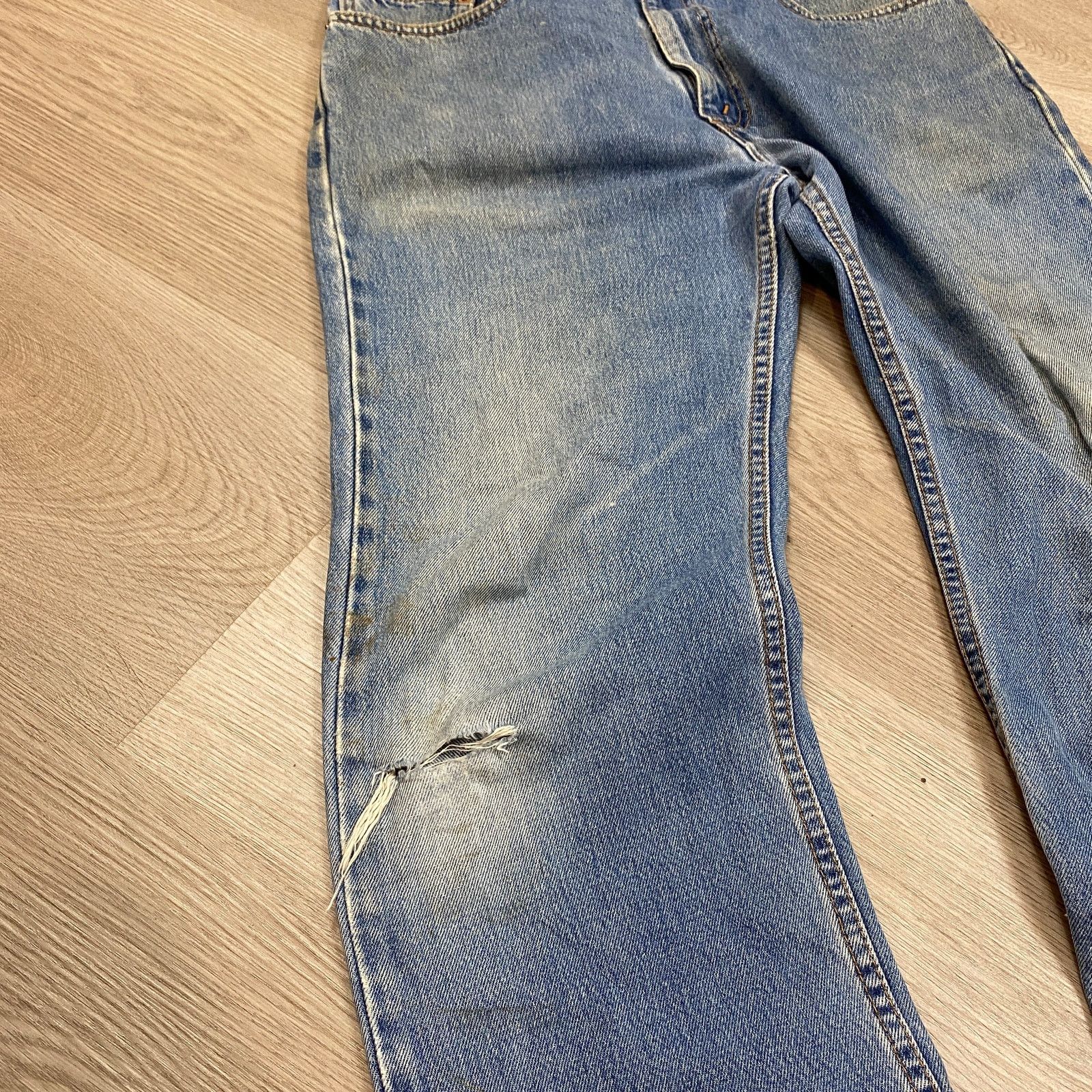 Levi's × Vintage Vintage Levi's 505 Regular Fit Jeans 34x34 Y2K Retro Size US 34 / EU 50 - 10 Thumbnail