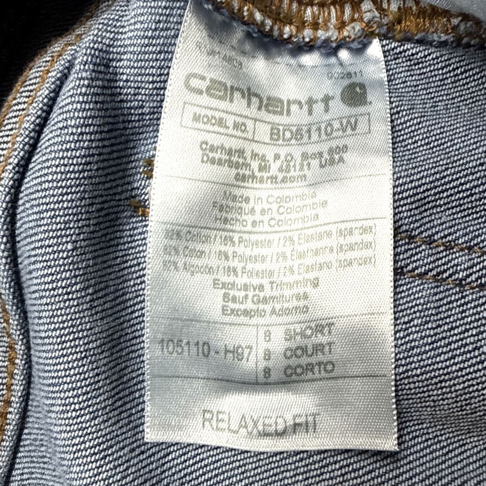 Carhartt VINTAGE Carhartt Rugged Flex® Relaxed Fit Double-Front Jeans Womens Size 8 Short NWT Size 30" / US 8 / IT 44 - 6 Thumbnail