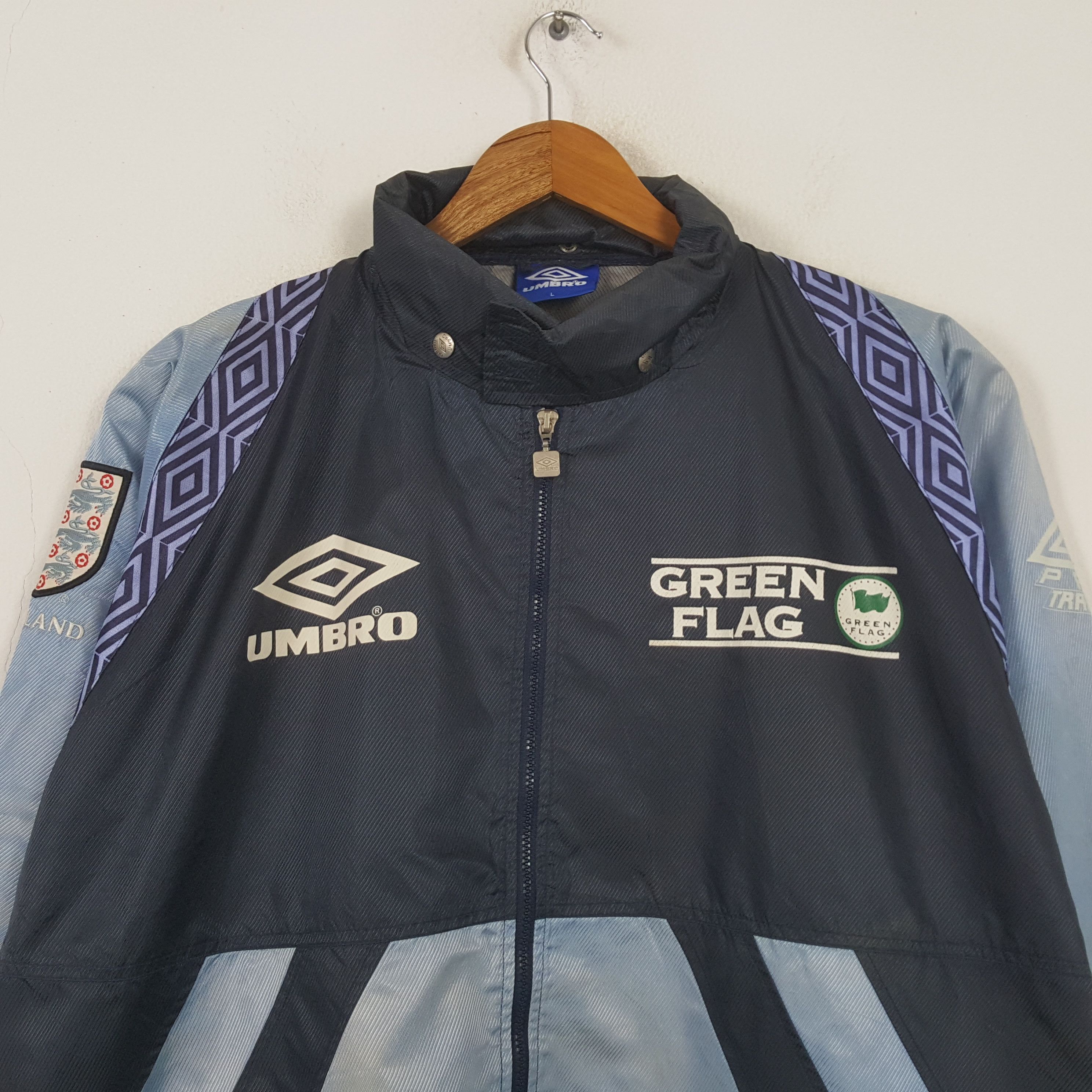 Umbro Vintage England Green Flag Umbro Jacket RR6 Size US XXL / EU 58 / 5 - 4 Thumbnail
