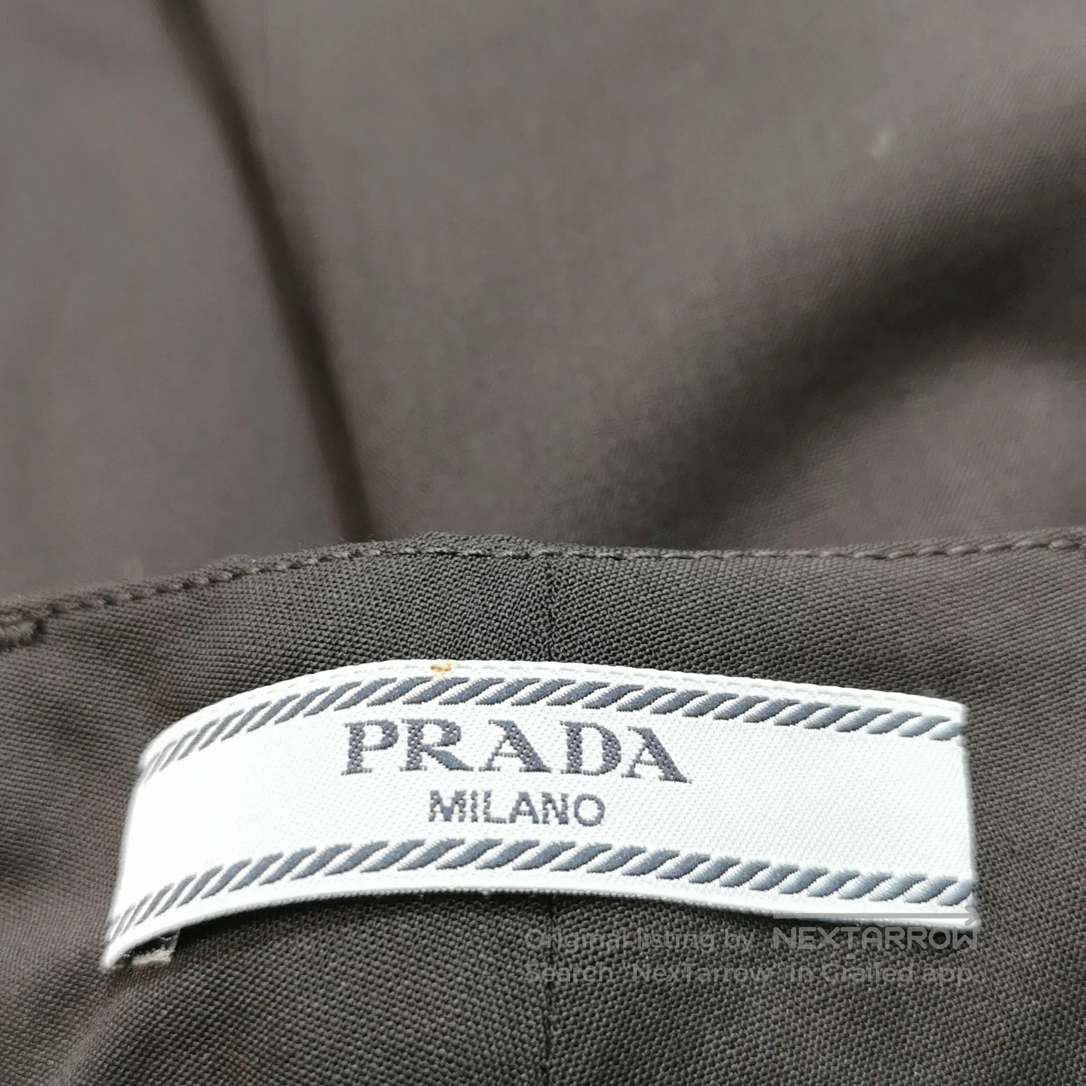 Prada Prada Wool Trousers in Classic Black . Size 37" - 8 Thumbnail
