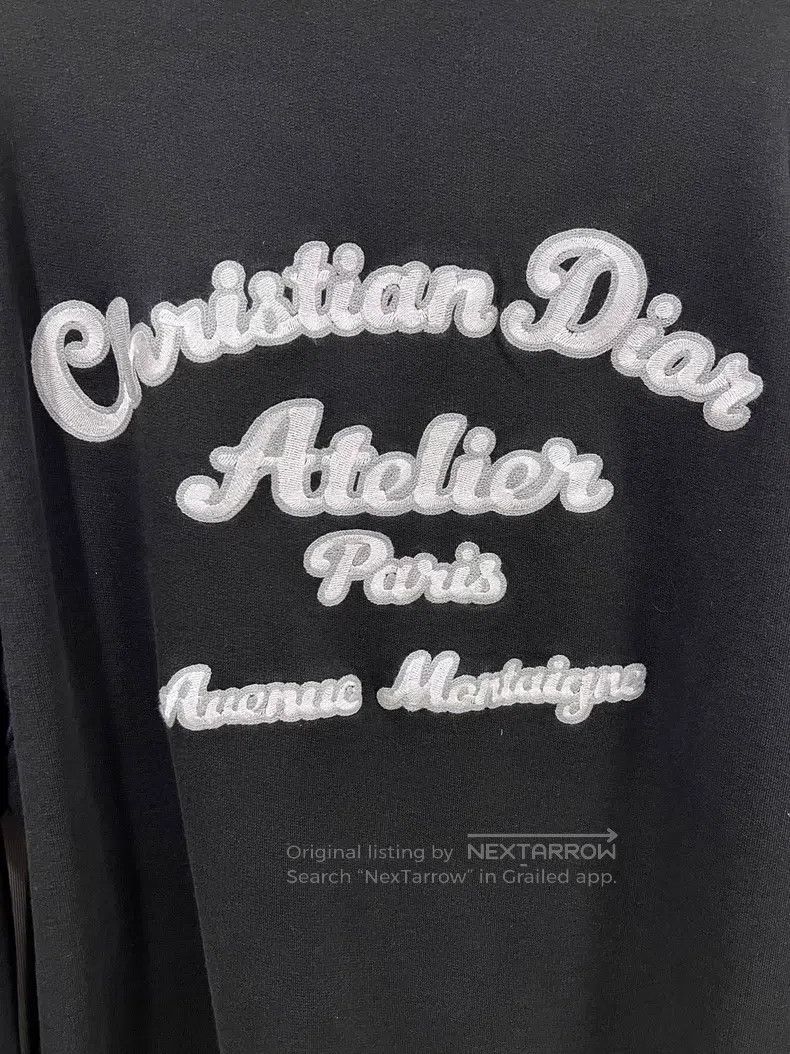 Dior Dior Embroidered slogan letter logo sweatshirt Size US XXL / EU 58 / 5 - 6 Thumbnail