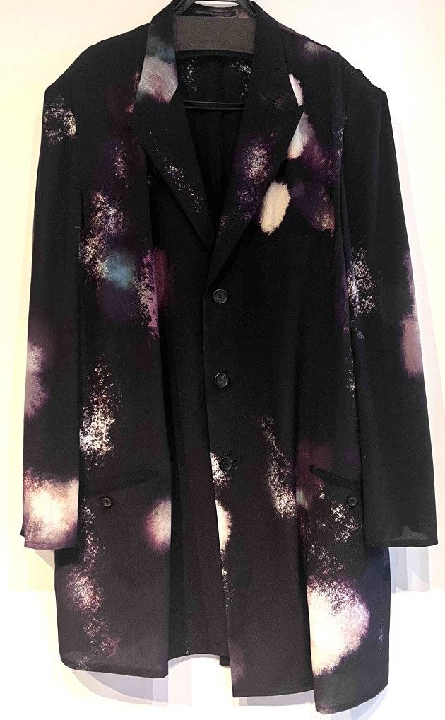 Yohji Yamamoto Pour Homme SS25 Color Scheme Print Silk Jacket Size US L / EU 52-54 / 3 - 6 Thumbnail