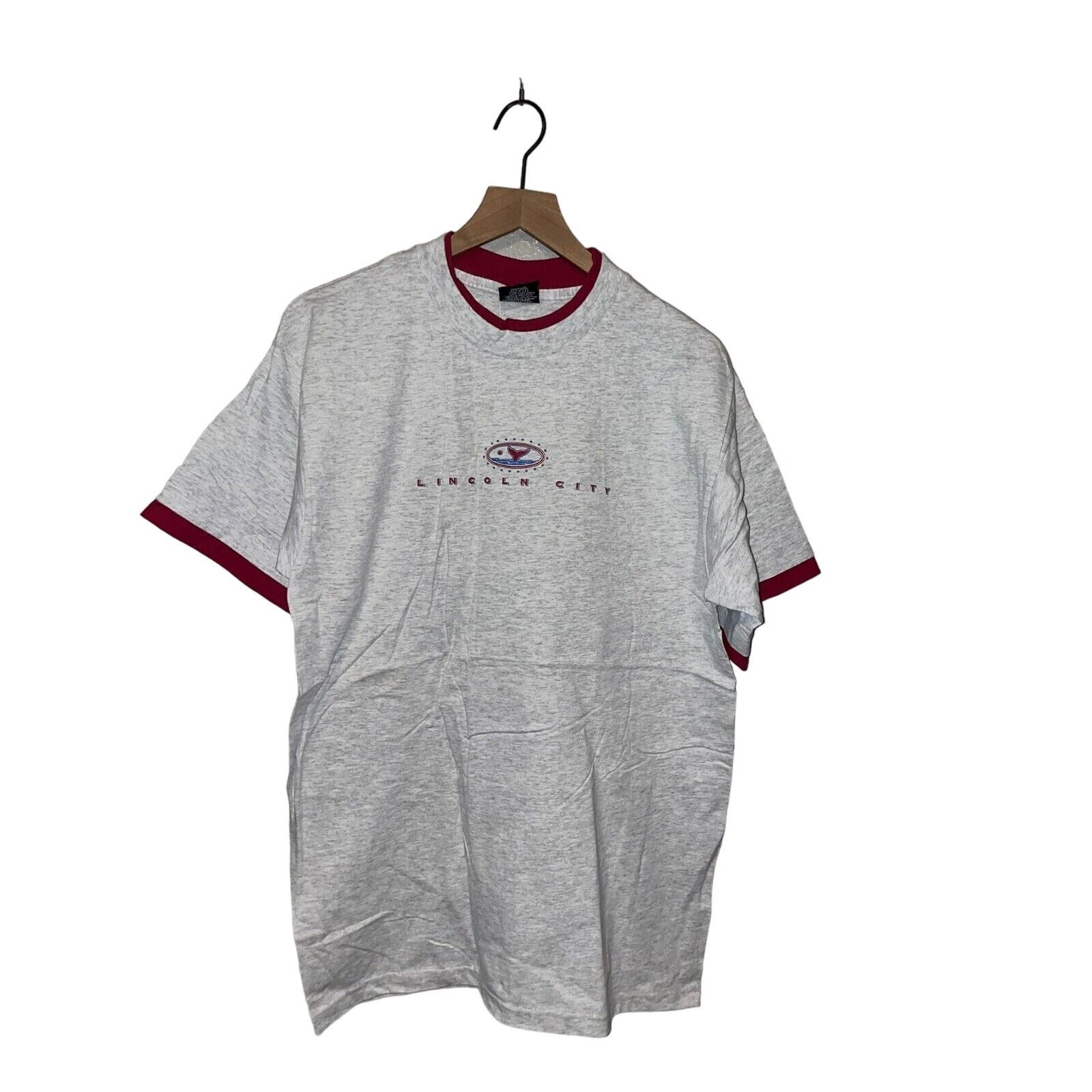 Signal Sport Vintage Lincoln City Shirt Whale Gray Tee VTG 1990s 90s L Size US L / EU 52-54 / 3 - 1 Thumbnail