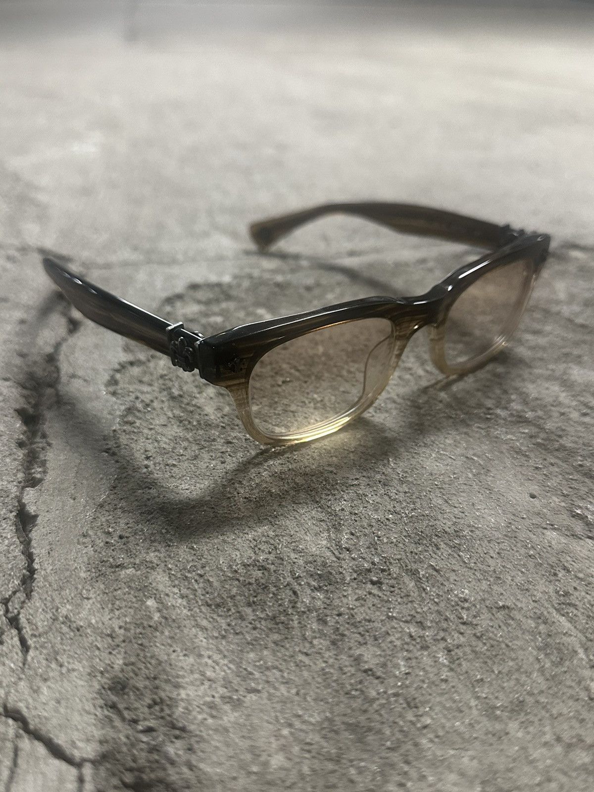 Chrome Hearts Chrome Hearts “Gittin Any? Brown/Clear Translucent Glasses Size ONE SIZE - 5 Thumbnail