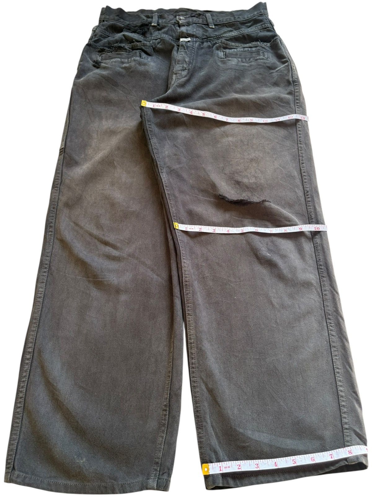 Japanese Brand Vintage Japanese Salty Dog Distressed Loose Baggy Jeans Size US 32 / EU 48 - 12 Thumbnail