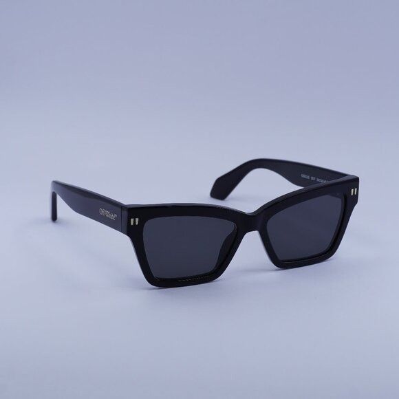 Off-White Off-White OERI110 CINCINNATI 1307 Sunglasses Black Cat Eye Size ONE SIZE - 1 Thumbnail